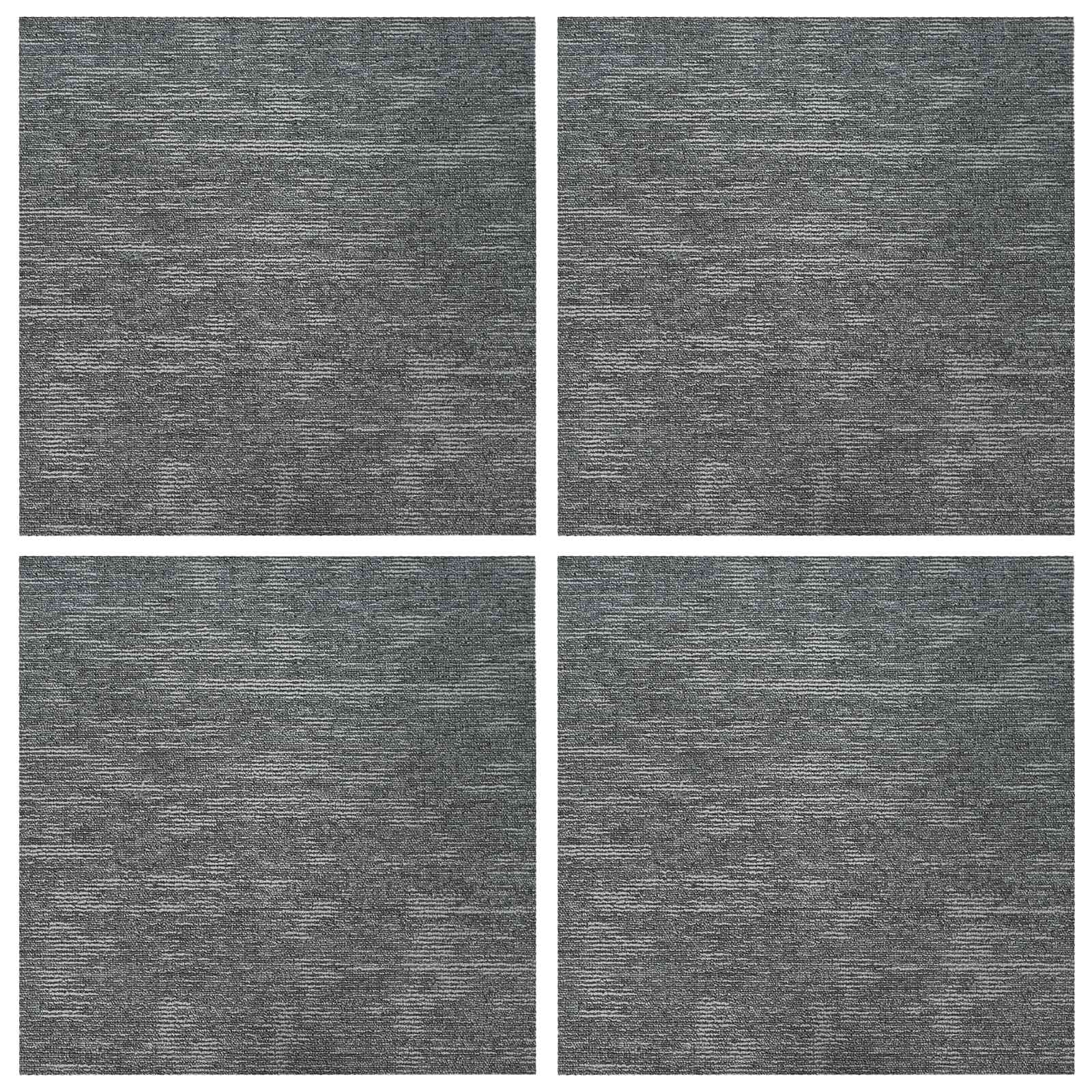 Tepih pločica Rock siva 50 x 50 cm 4 pcs PP i bitumen