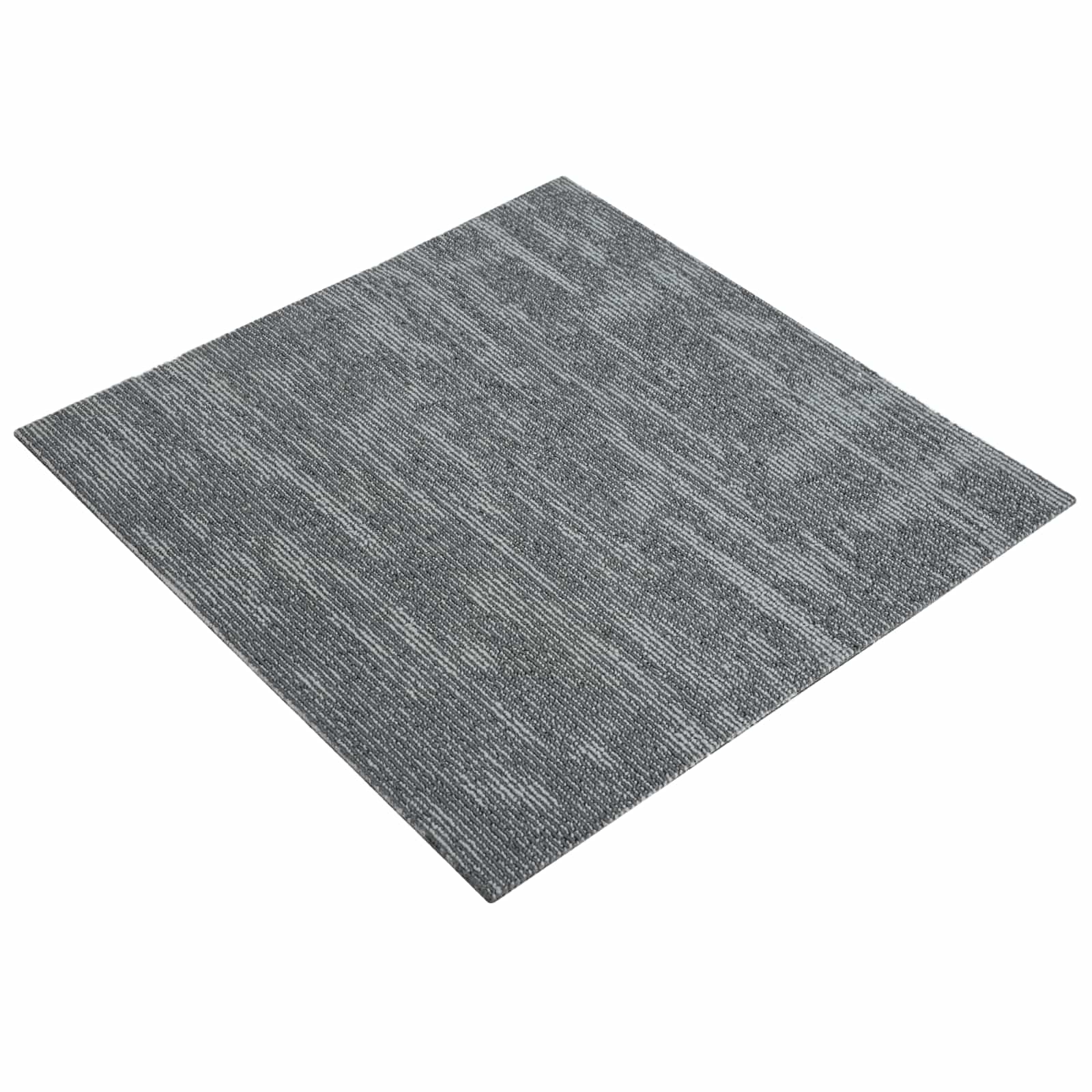 Tepih pločica Betonska siva 50 x 50 cm 20 pcs PP i bitumen