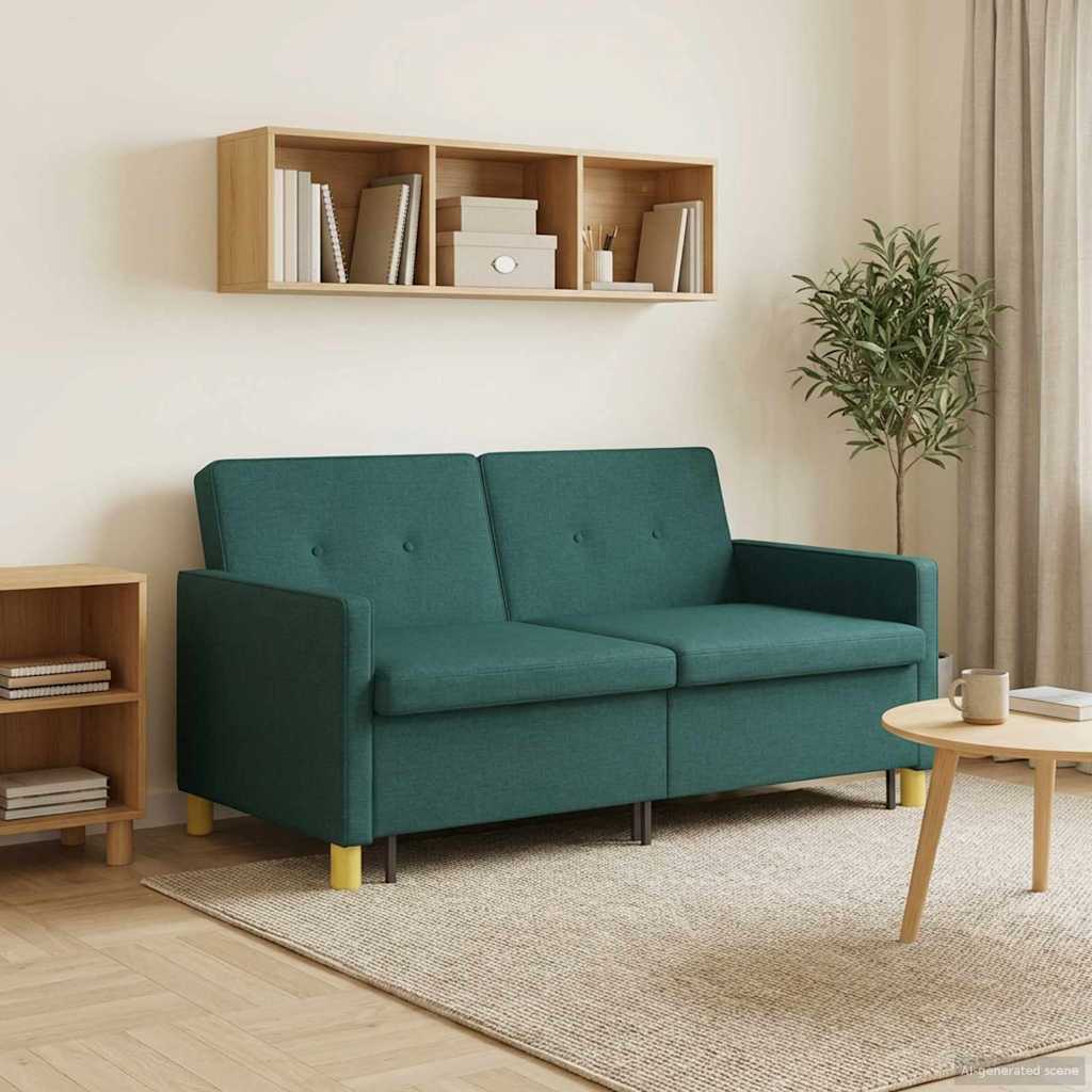 Krevet-sofa na razvlačenje Tamnozelena Tkanina