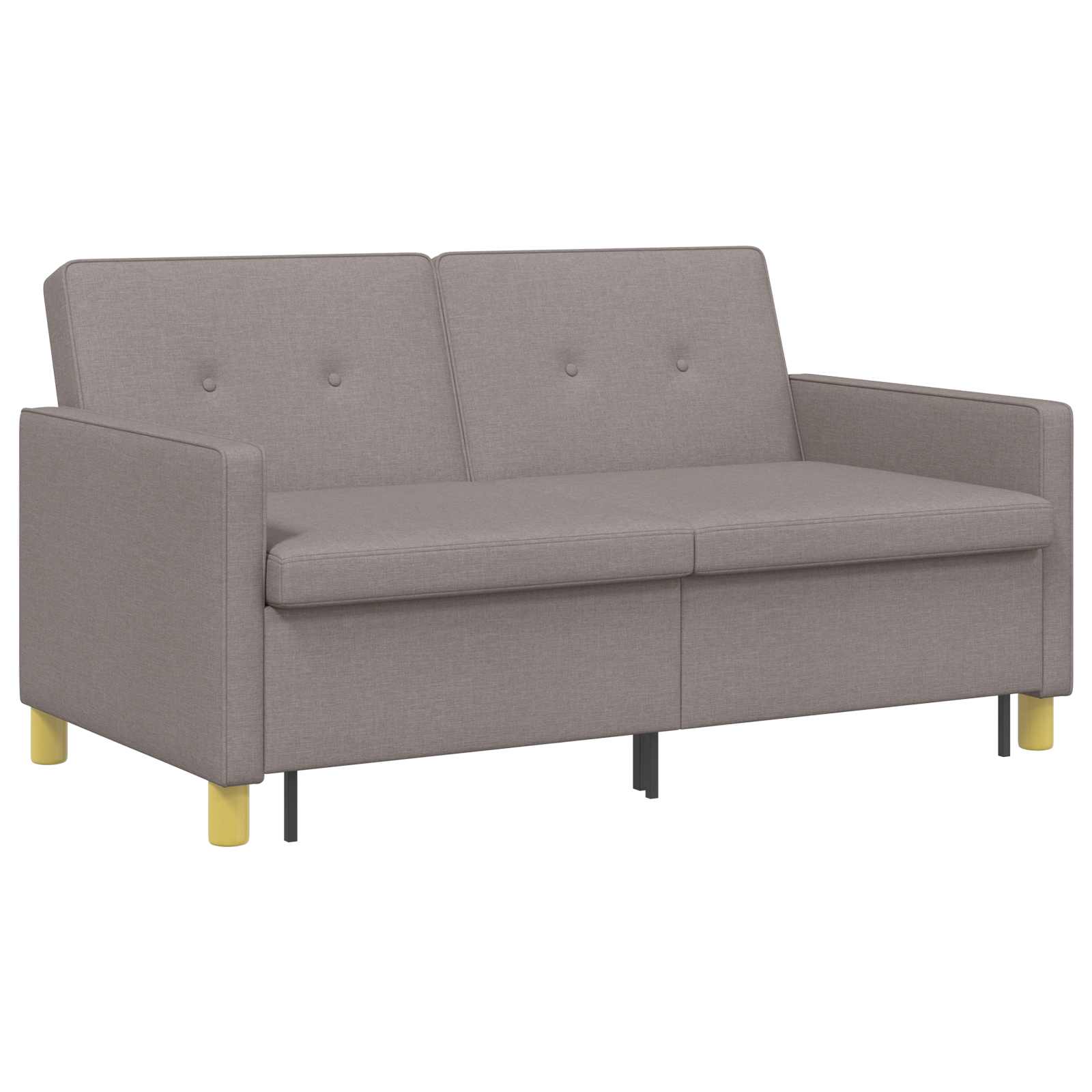 Krevet-sofa na razvlačenje Sivosmeđa Tkanina