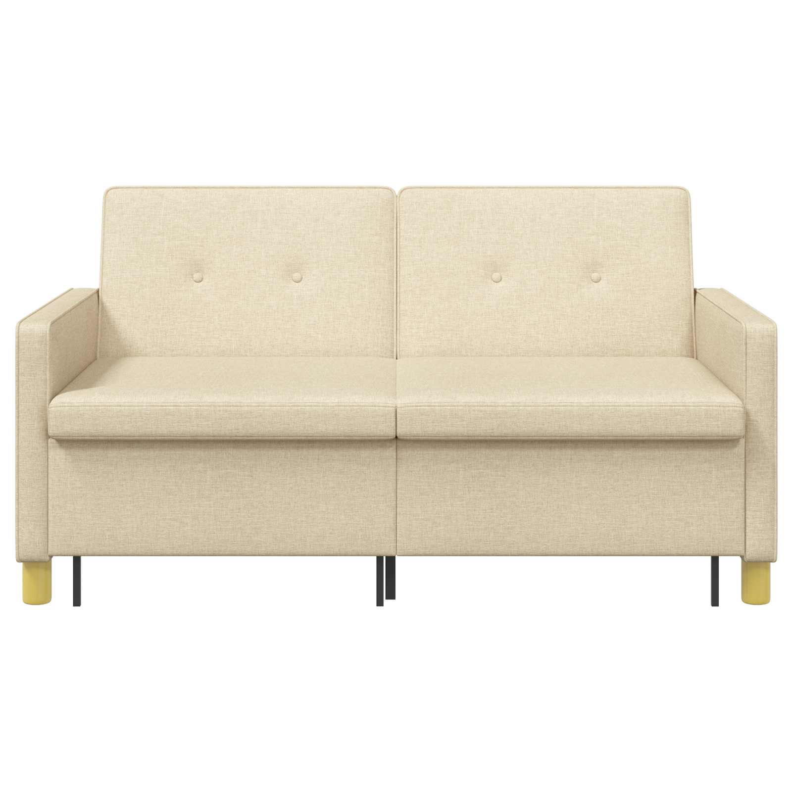 Krevet-sofa na razvlačenje Krem Tkanina