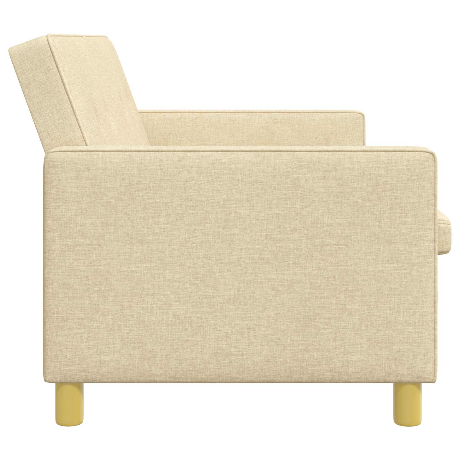 Krevet-sofa na razvlačenje Krem Tkanina