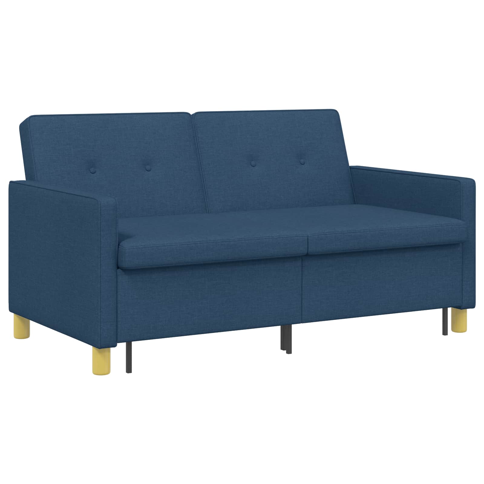 Krevet-sofa na razvlačenje Plava Tkanina
