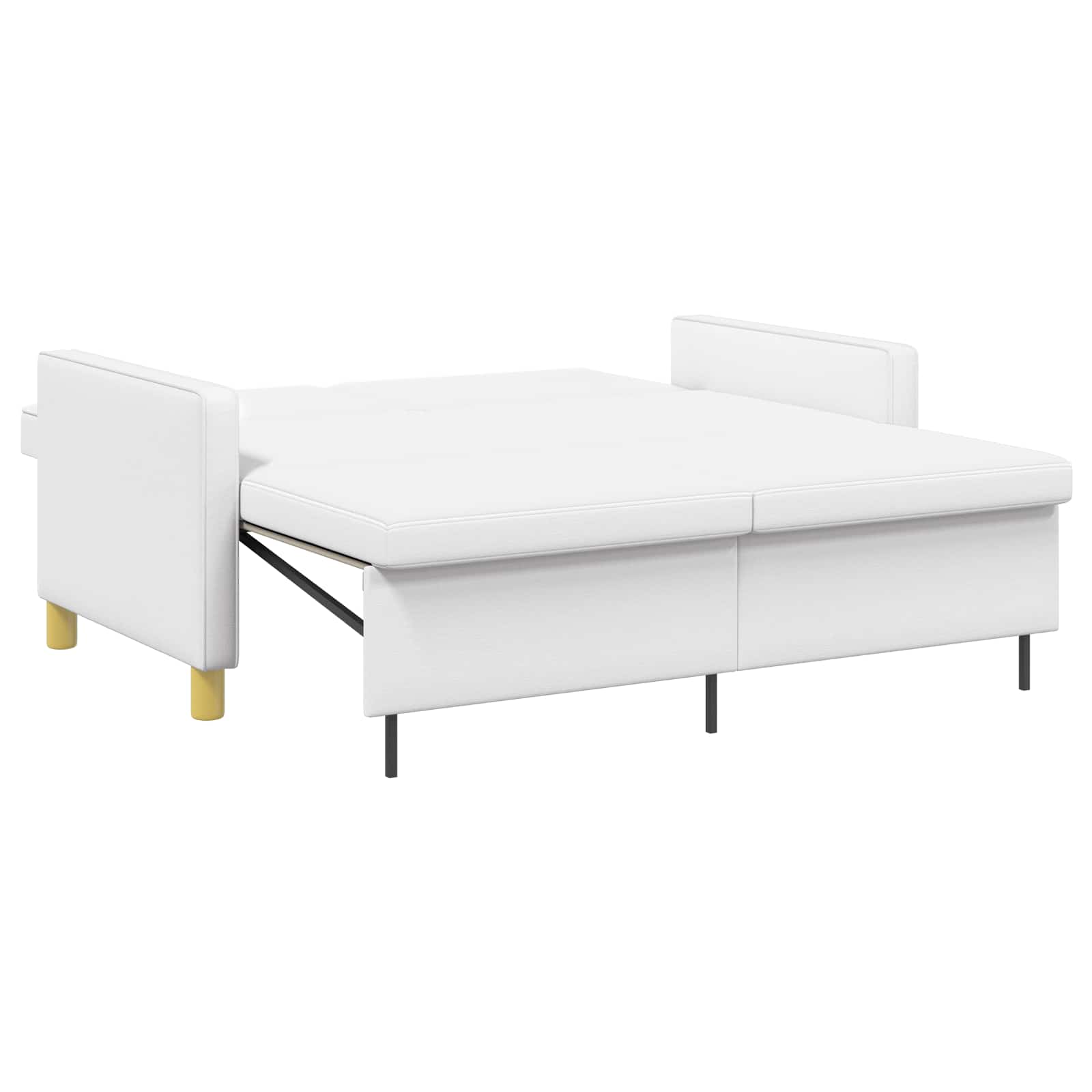 Krevet-sofa na razvlačenje Bijela Tkanina