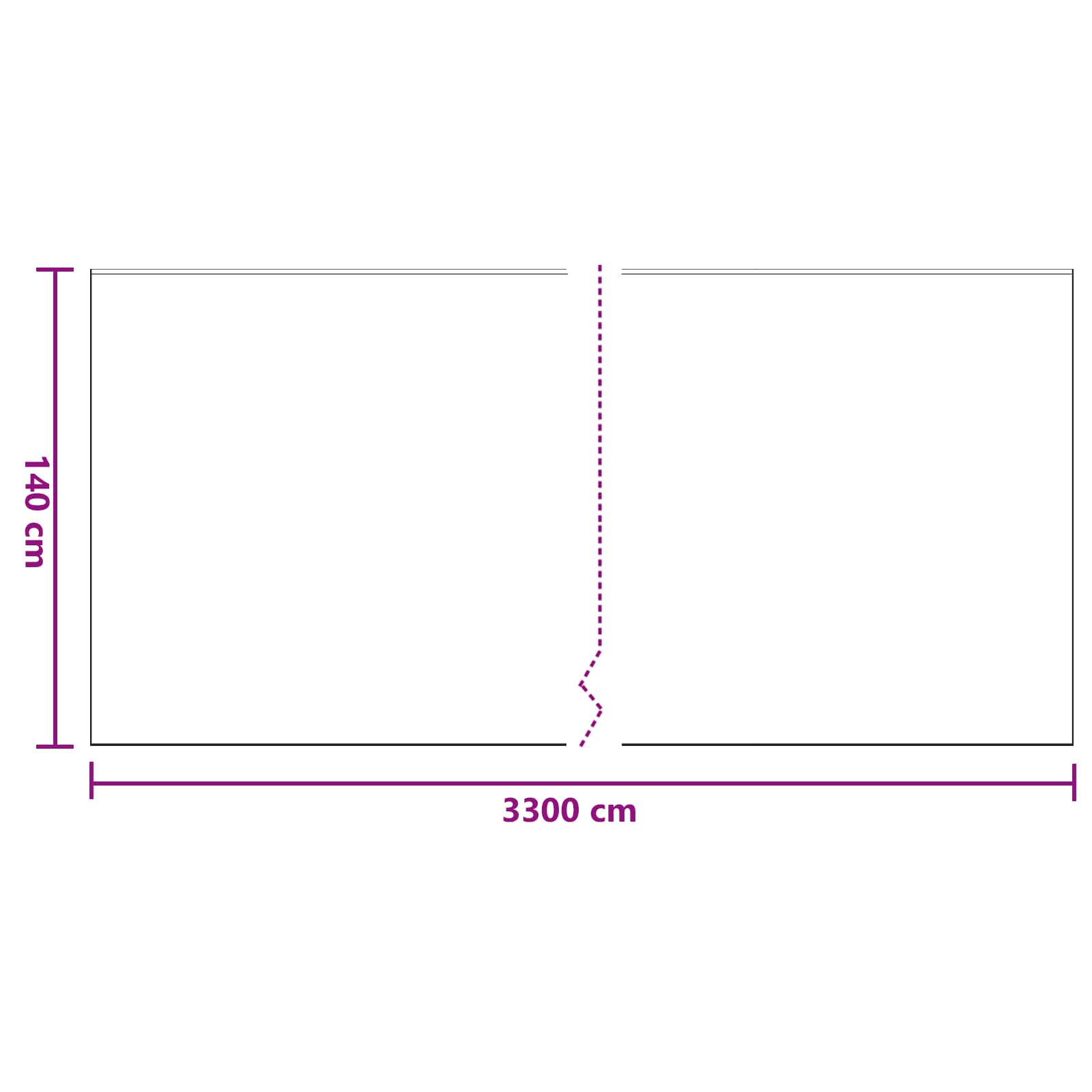 Praškasta plahta s ljepilom 6 pcs *Transparent*an 140 x 3300 cm