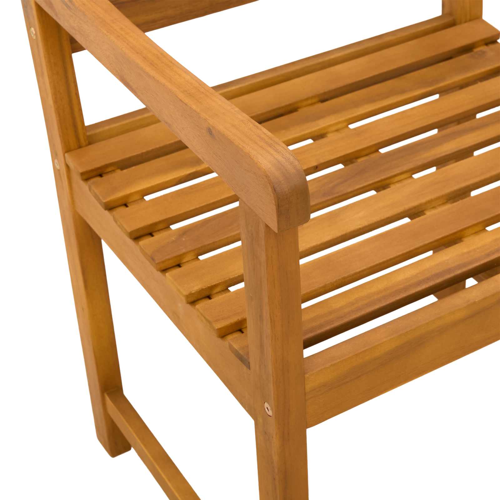 Vrtne stolice 6 pcs Prirodna Čvrsto drvo akacije