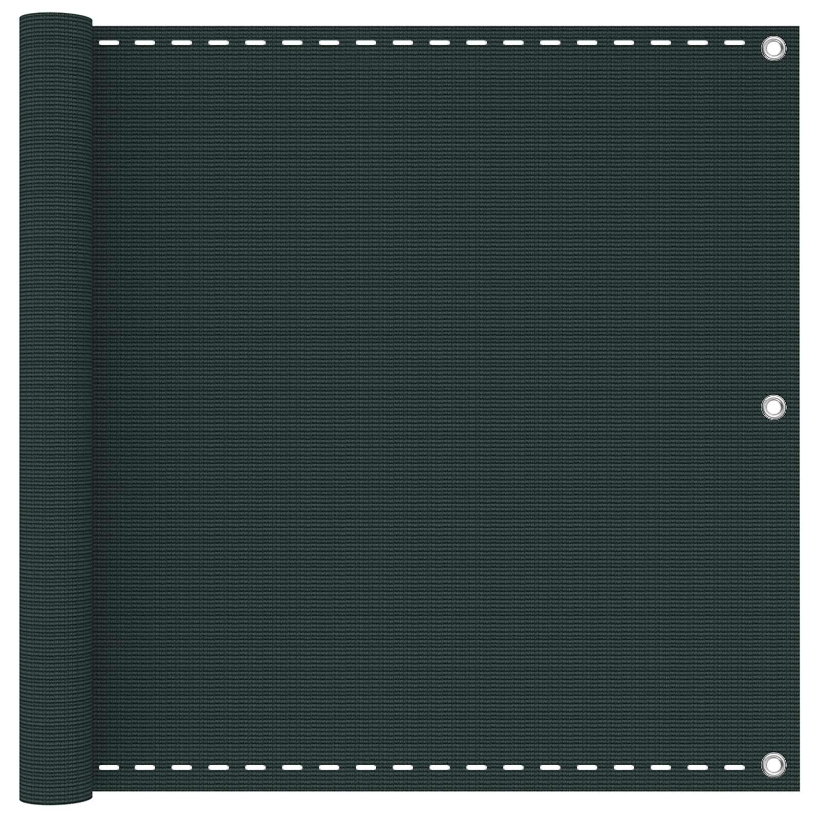 Balcony ekran Tamnozelena 75 x 800 cm HDPE i Aluminij