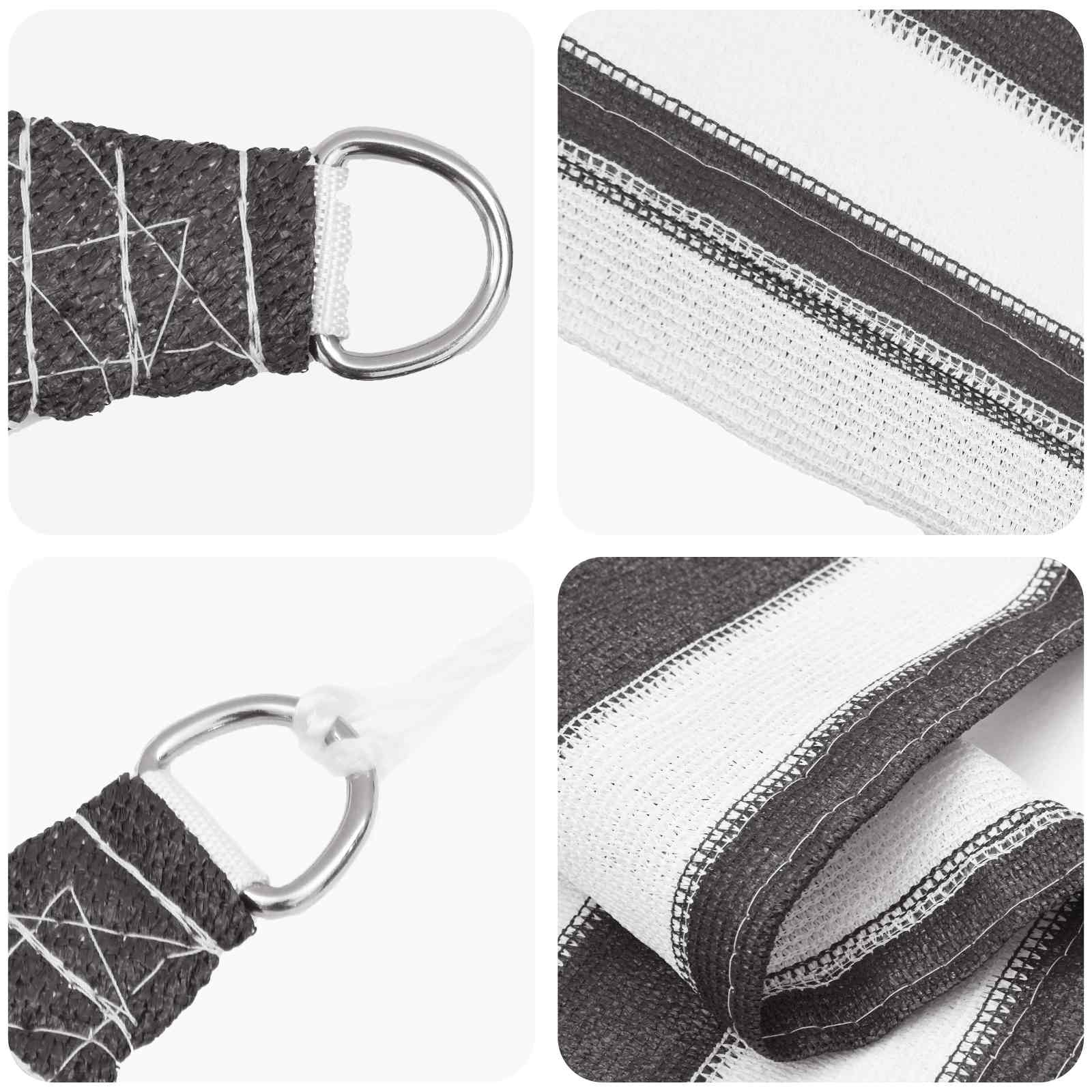 Jedrilica za sunčevu sjenu 5 x 6 x 6 m HDPE