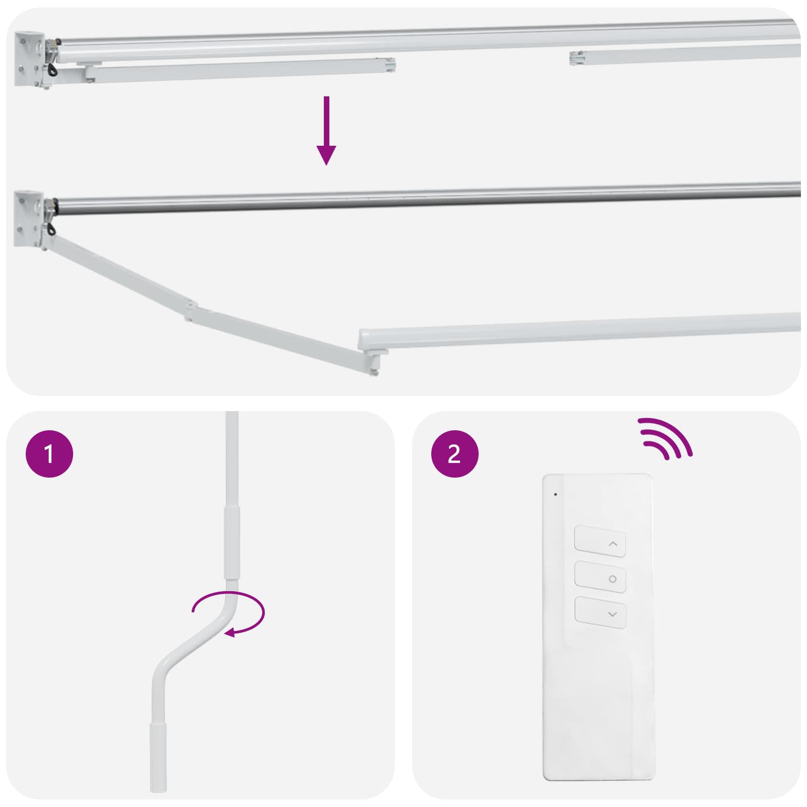 Električna retraktabilna tenda Pijesak