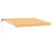 Povlačivi tende Pijesak 4 x 2 m Poliester i aluminij