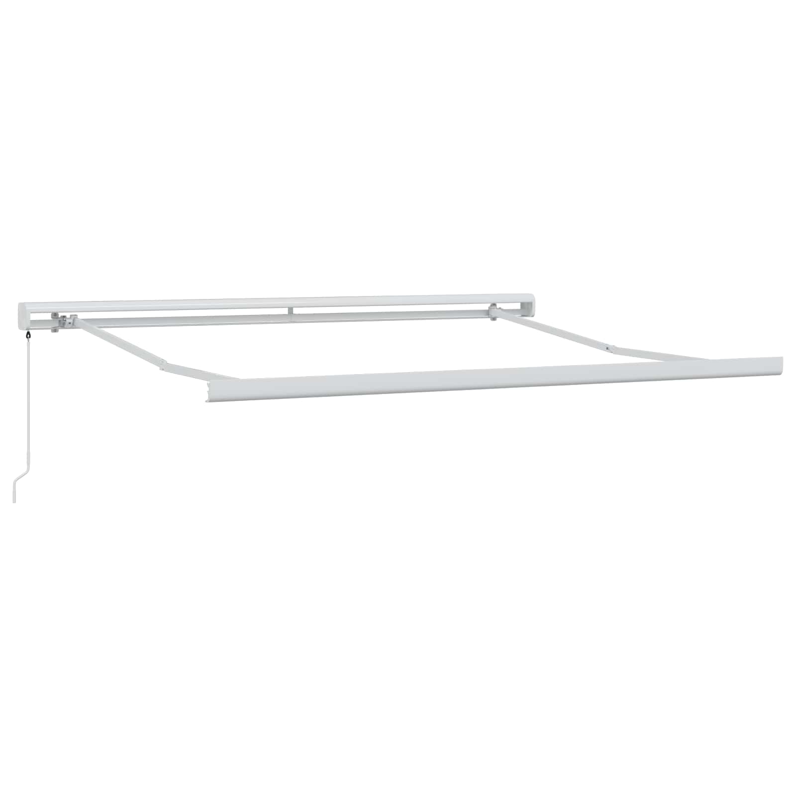 Povlačivi tende Sivosmeđa 300 x 250 cm Platno i Aluminij