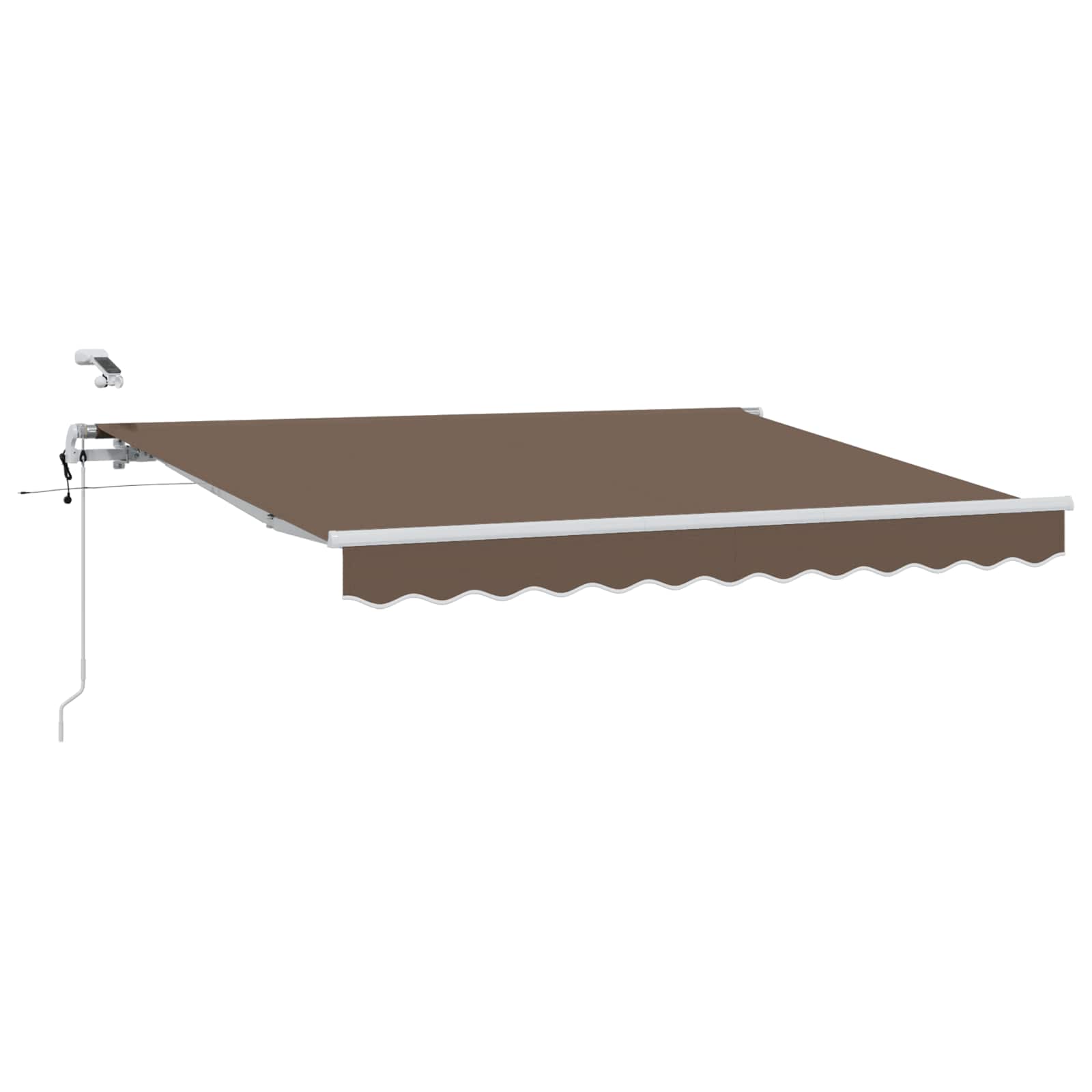 Tkanina za tende Sivosmeđa 350 x 250 cm Poliester