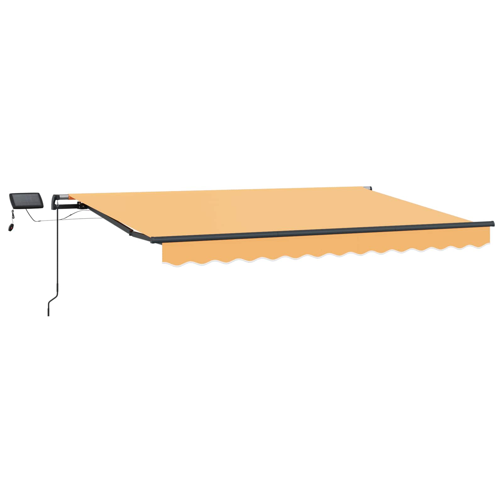 Povlačivi tende Pijesak 350 x 250 cm Tkanina i Aluminij