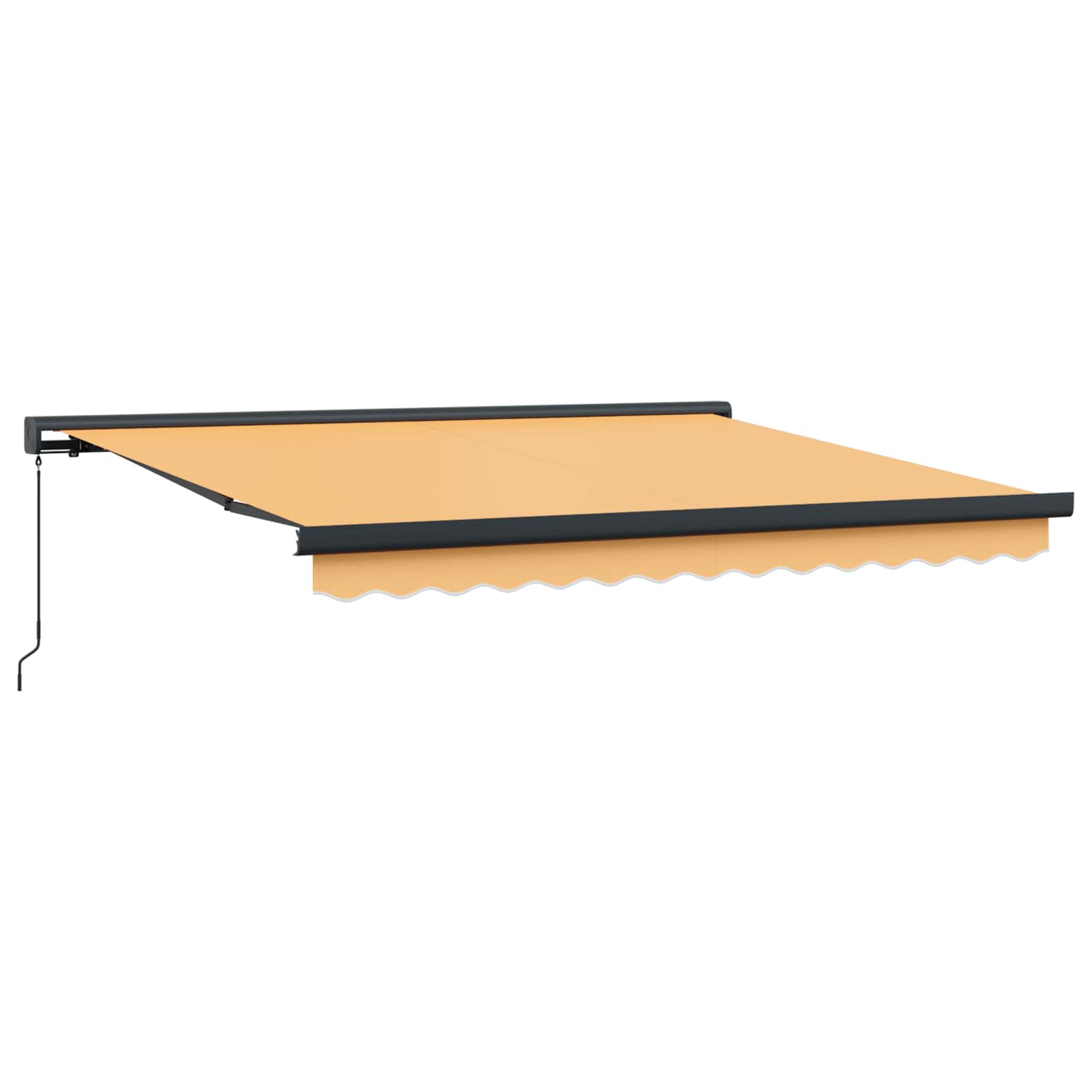 Povlačivi tende Pijesak 350 x 250 cm Platno i Aluminij