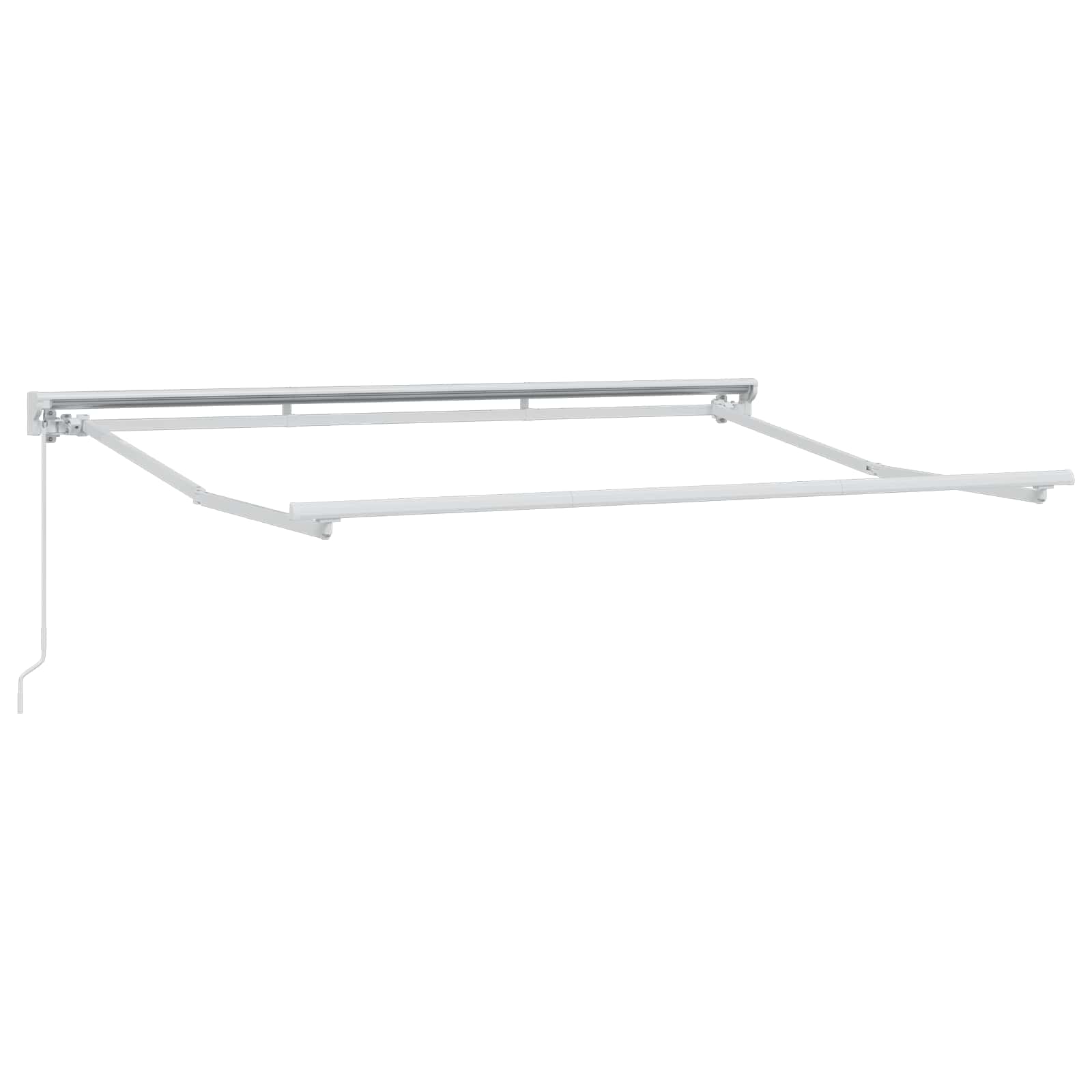 Ručno sklopiva tenda Pijesak 4 × 3,5 m Poliester i aluminij