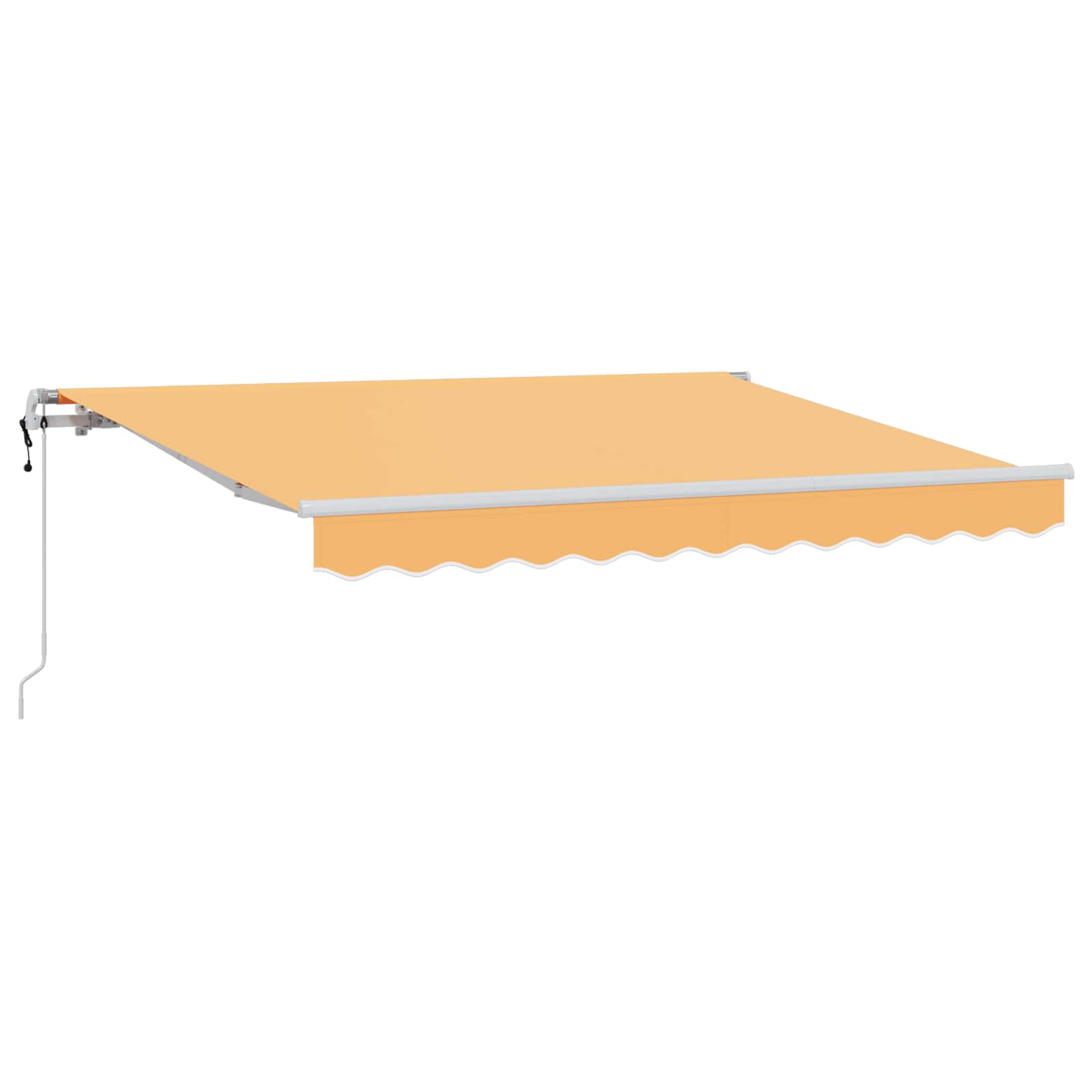 Povlačivi tende Pijesak 450 × 350 cm Tkanina i Aluminij