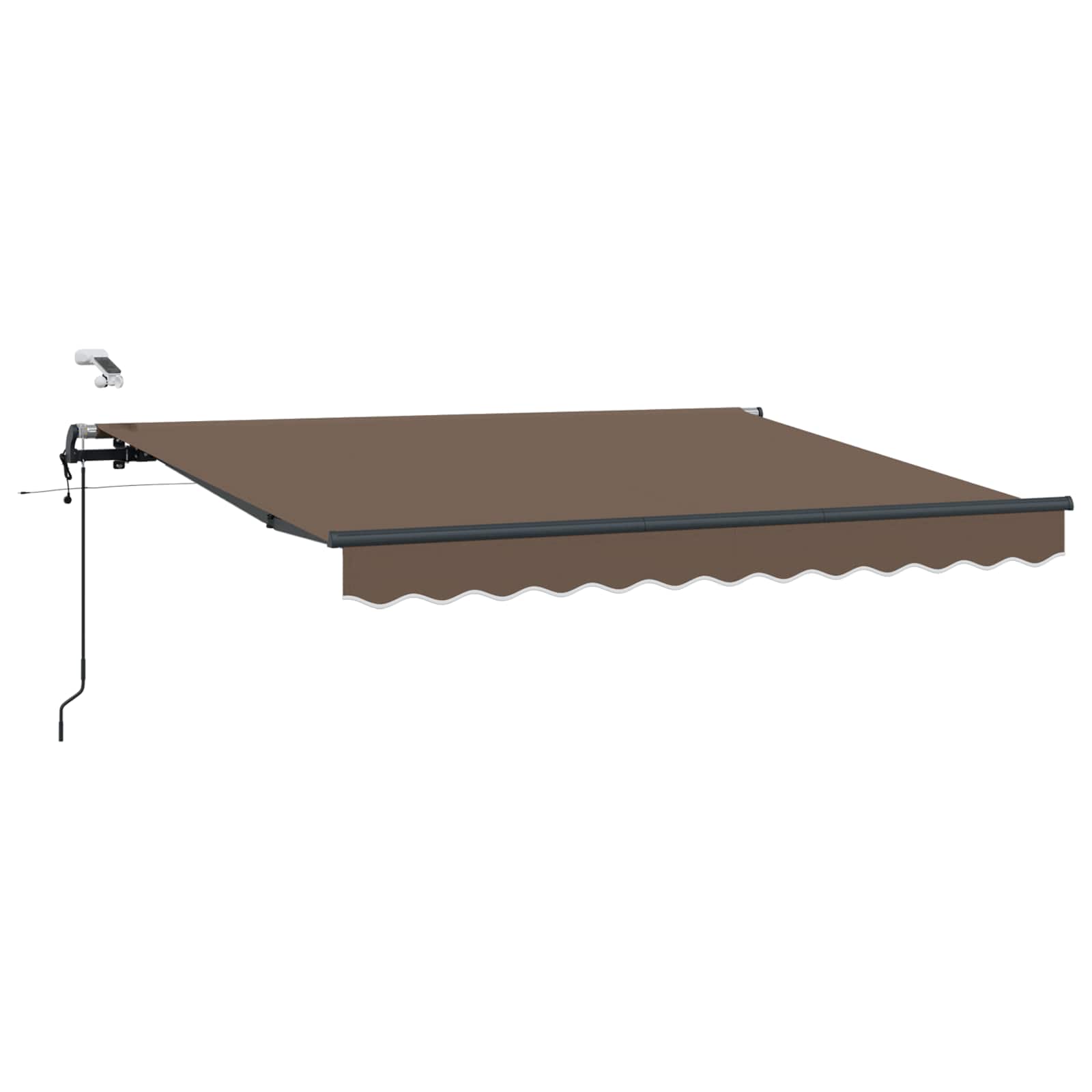 Tkanina za tende Sivosmeđa 500 × 350 cm Poliester
