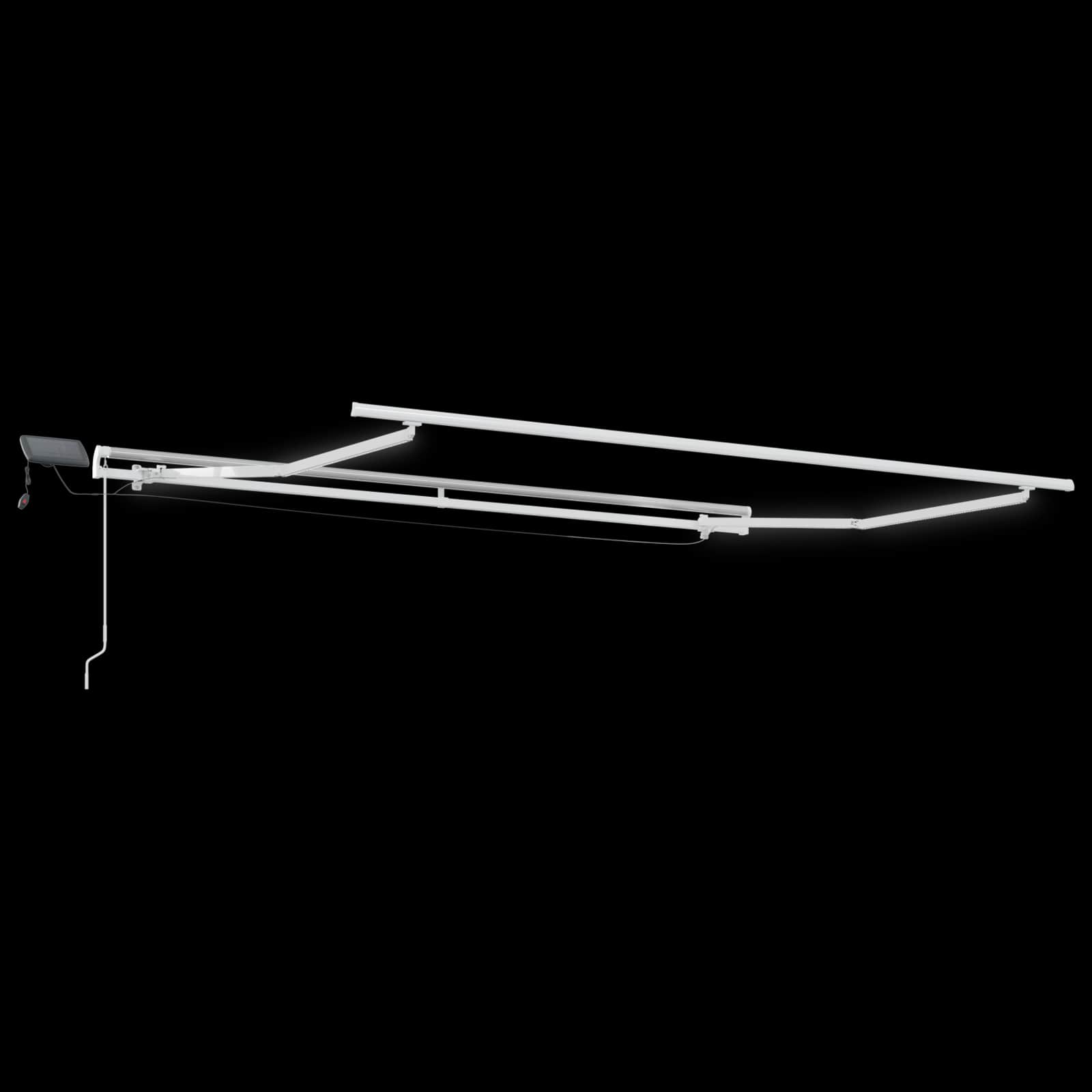 Povlačivi tende Pijesak 600 × 350 cm Tkanina i Aluminij