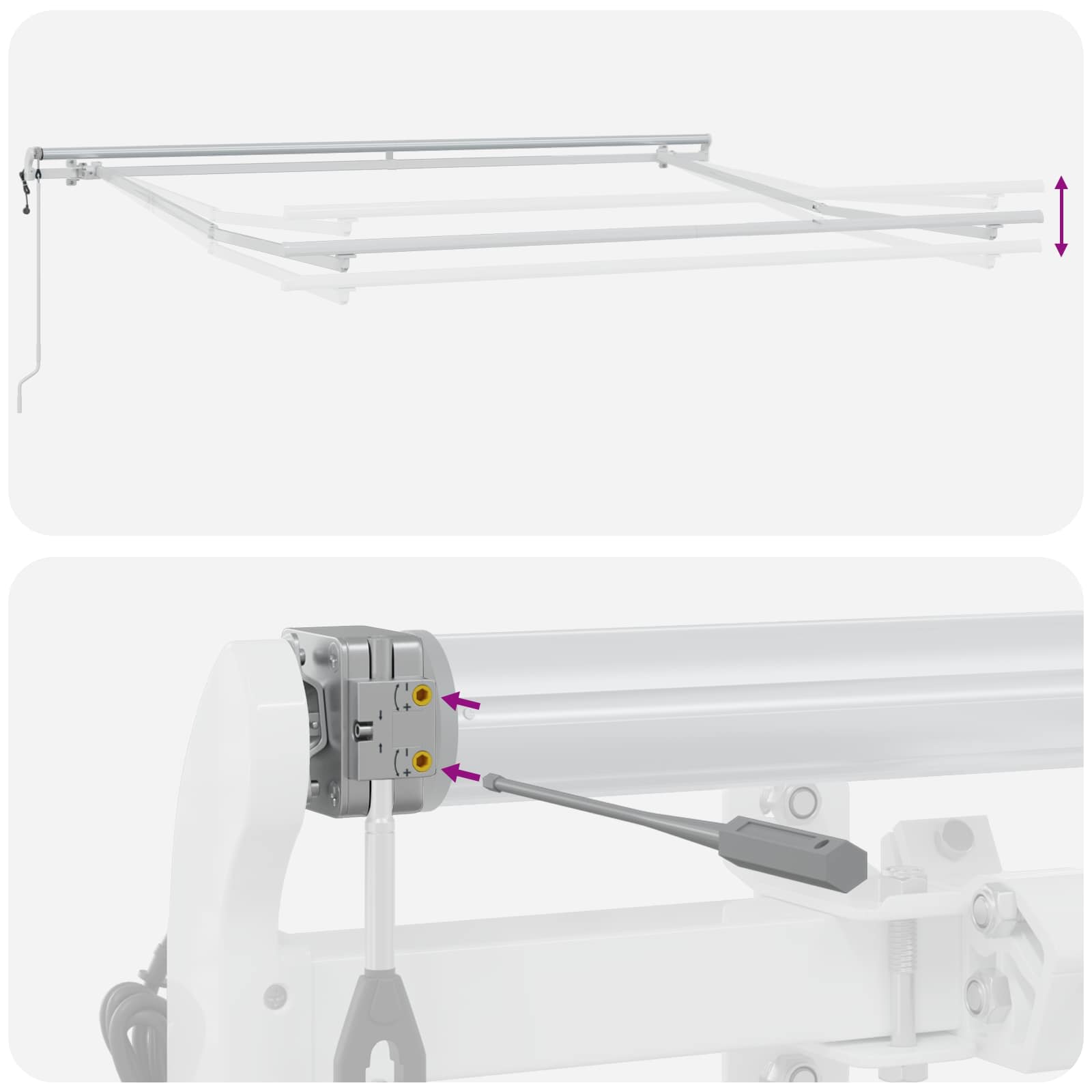Povlačivi tende Pijesak 600 × 350 cm Tkanina i Aluminij