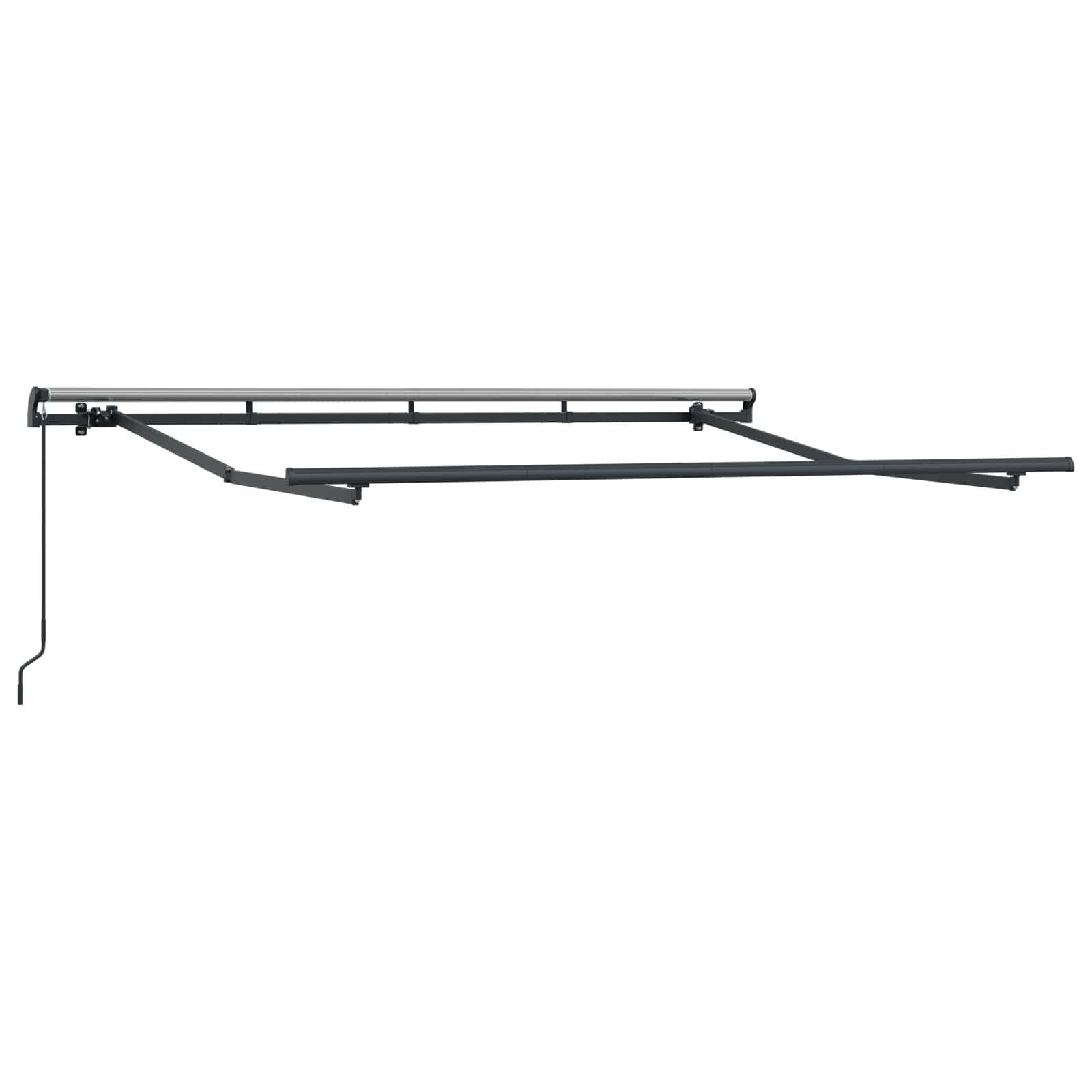 Povlačivi tende Pijesak 600 × 350 cm Poliester i aluminij