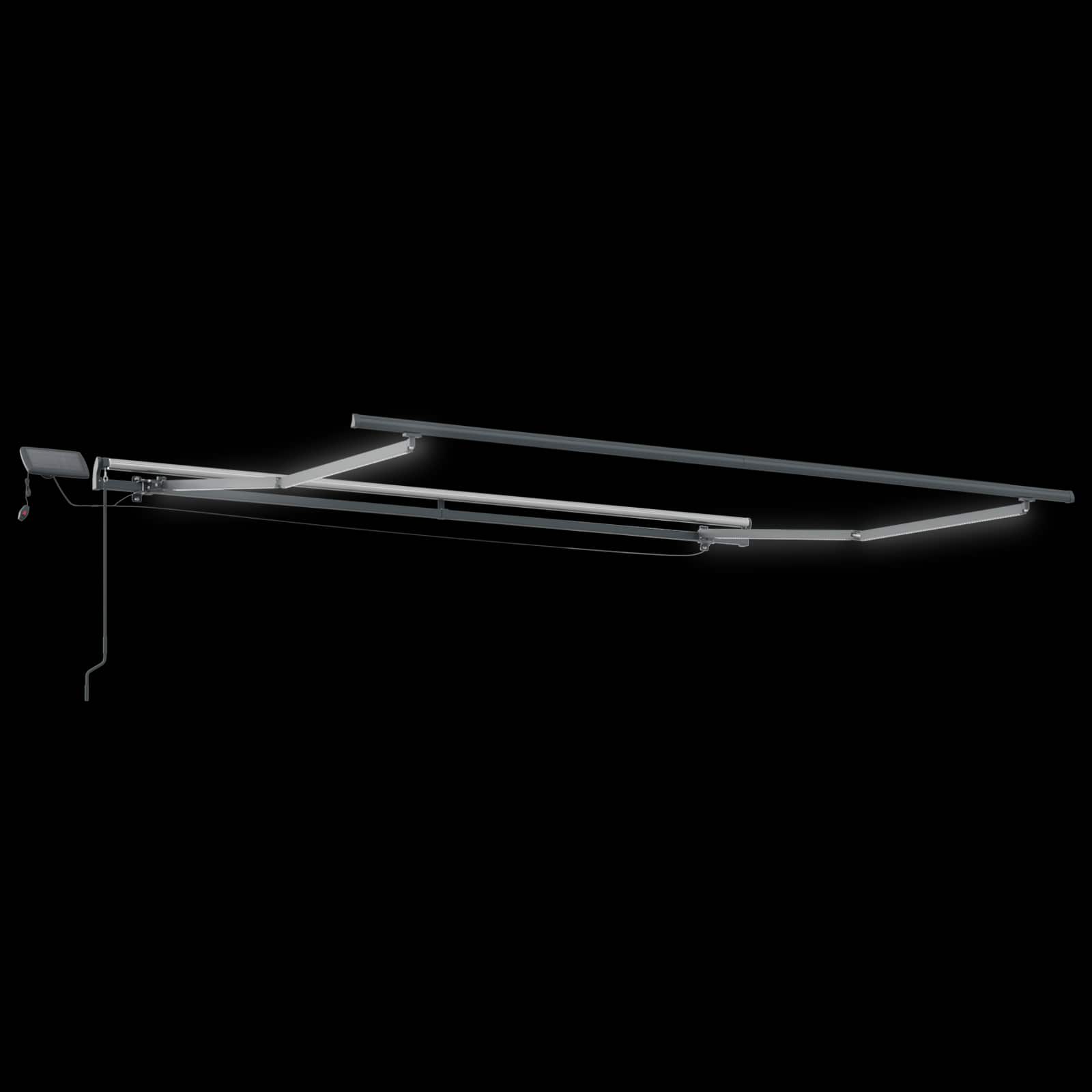 Povlačivi tende Pijesak 600 × 350 cm Tkanina i Aluminij
