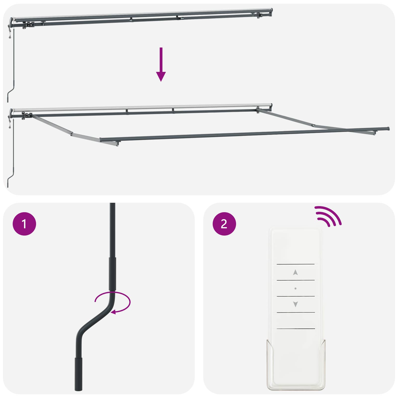 Povlačivi tende Sivosmeđa 600 × 350 cm Tkanina i Aluminij