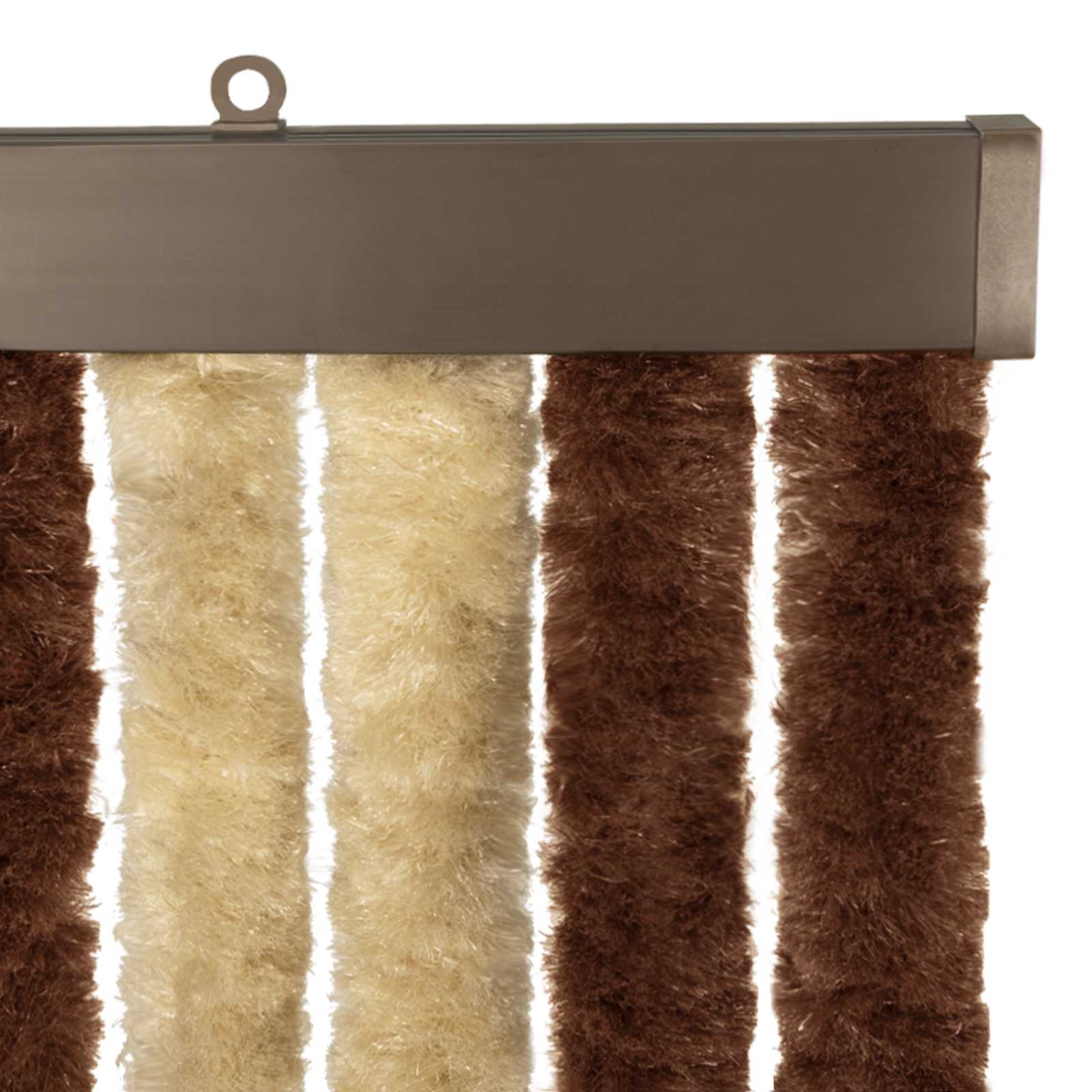 Zavjesa protiv insekata Chenille Smeđa i bež 100 x 230 cm