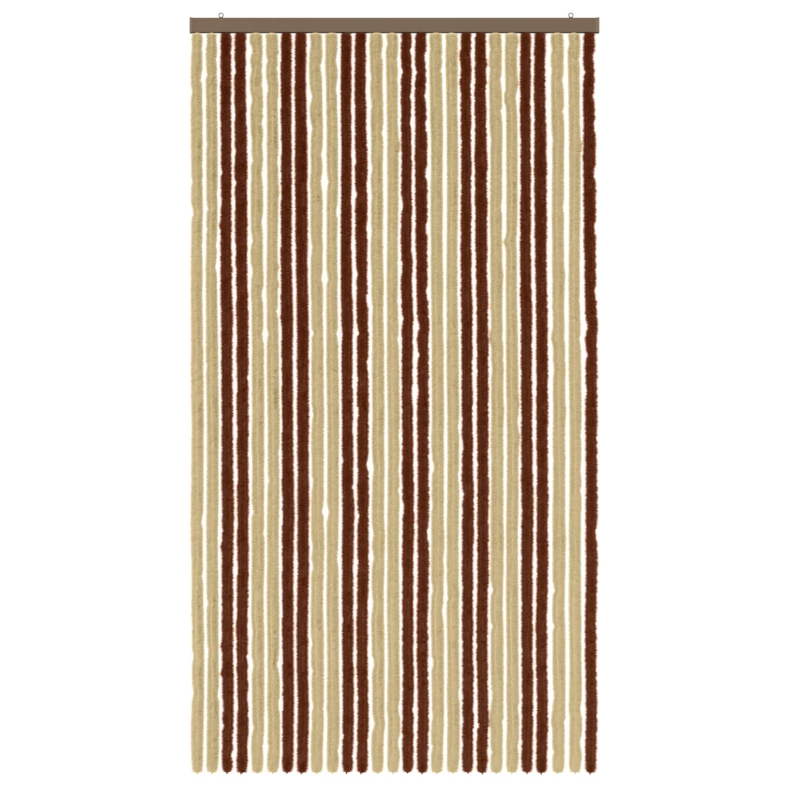Zavjesa protiv insekata Chenille Smeđa i bež 118 x 220 cm
