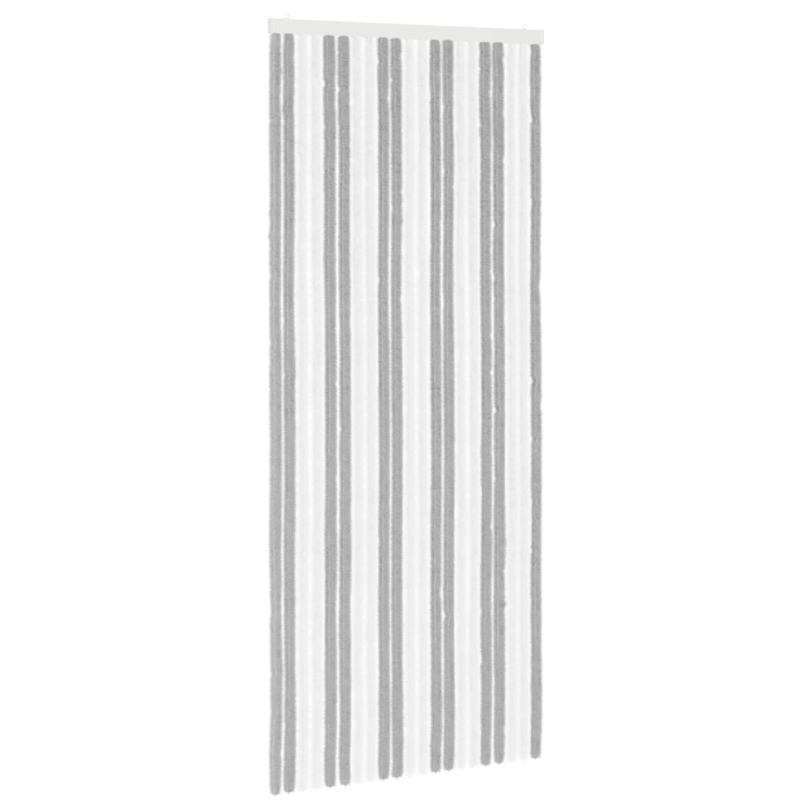 Zavjesa protiv insekata Chenille Siva i bijela 90 x 220 cm