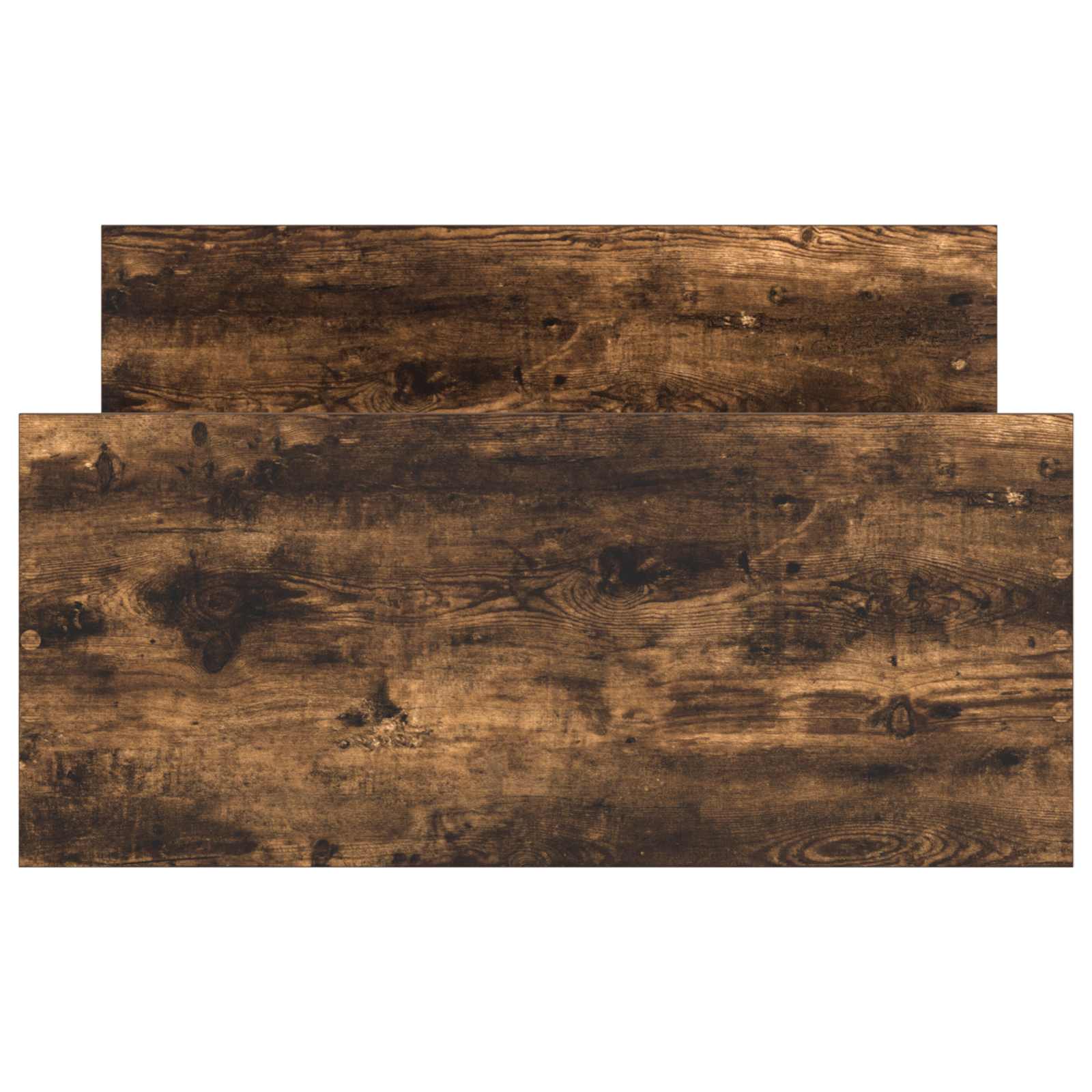 Okvir kreveta s uzglavljem Dimljeni hrast 80 x 200 cm