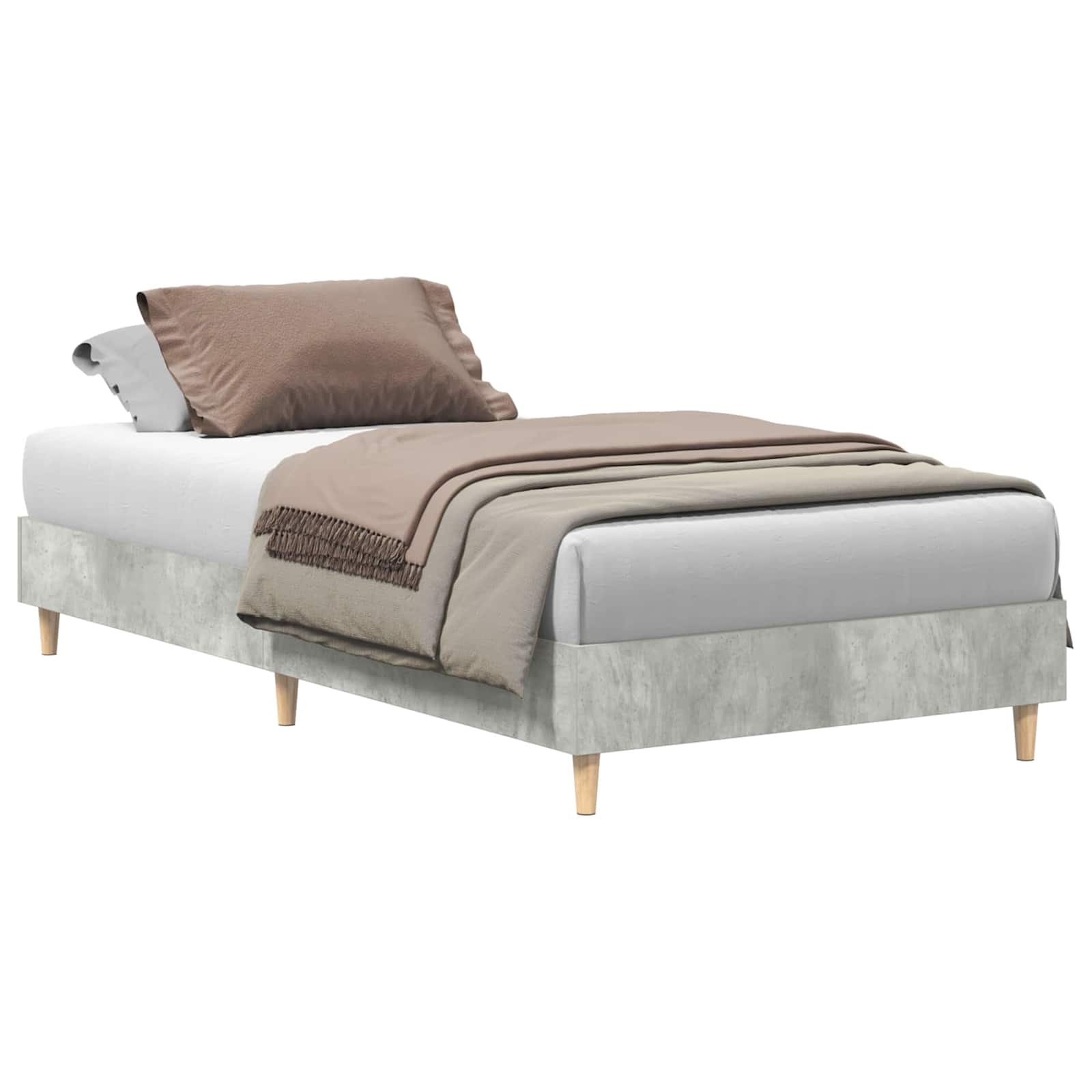 Krevetna konstrukcija Betonska siva 80 x 200 cm