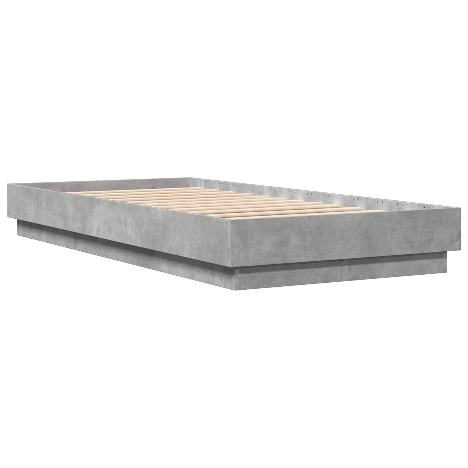 Okvir kreveta za pod Betonska siva 80 x 200 cm
