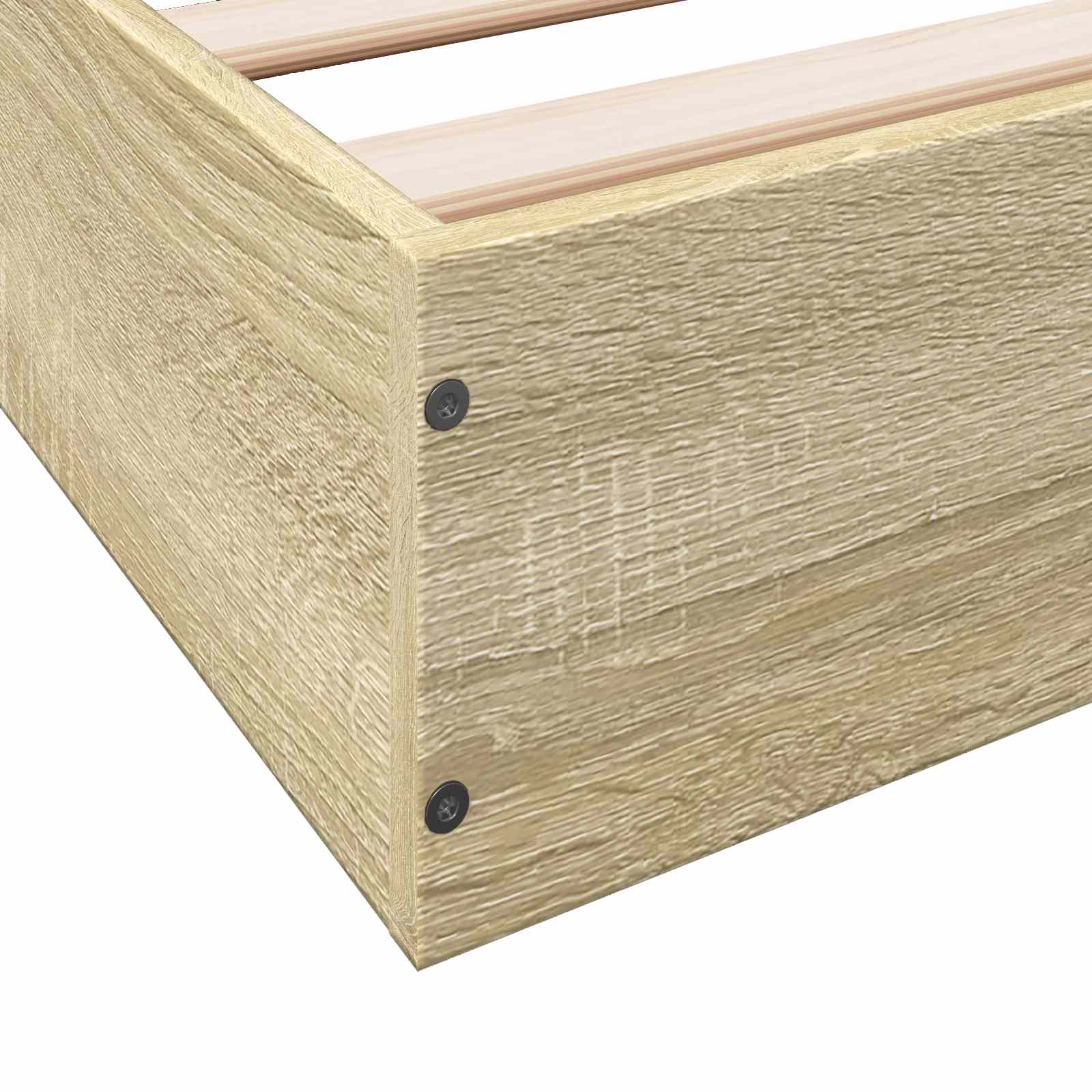 Okvir kreveta za pod Hrast sonoma 80 x 200 cm Konstruirano drvo