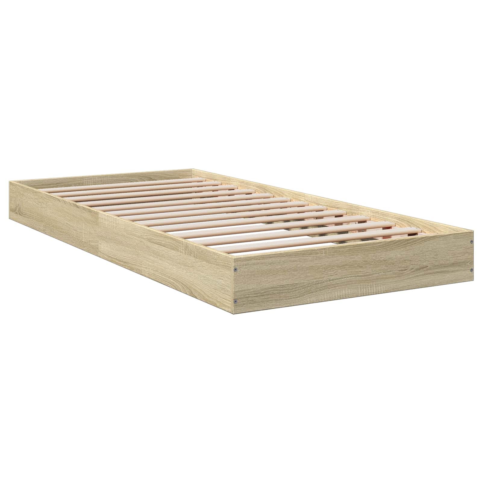Okvir kreveta za pod Hrast sonoma 80 x 200 cm Konstruirano drvo