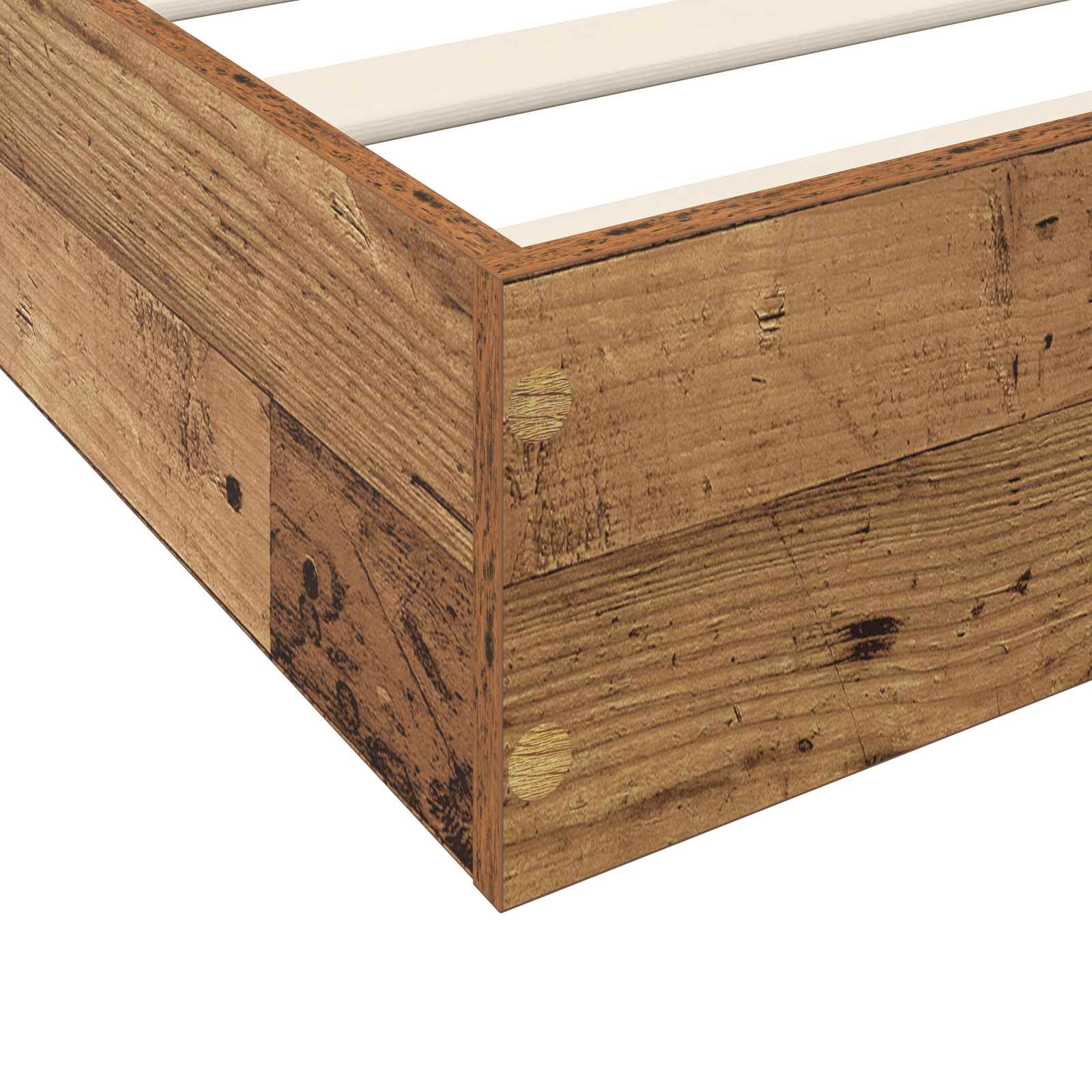 Okvir kreveta za pod Staro drvo 80 x 200 cm Konstruirano drvo
