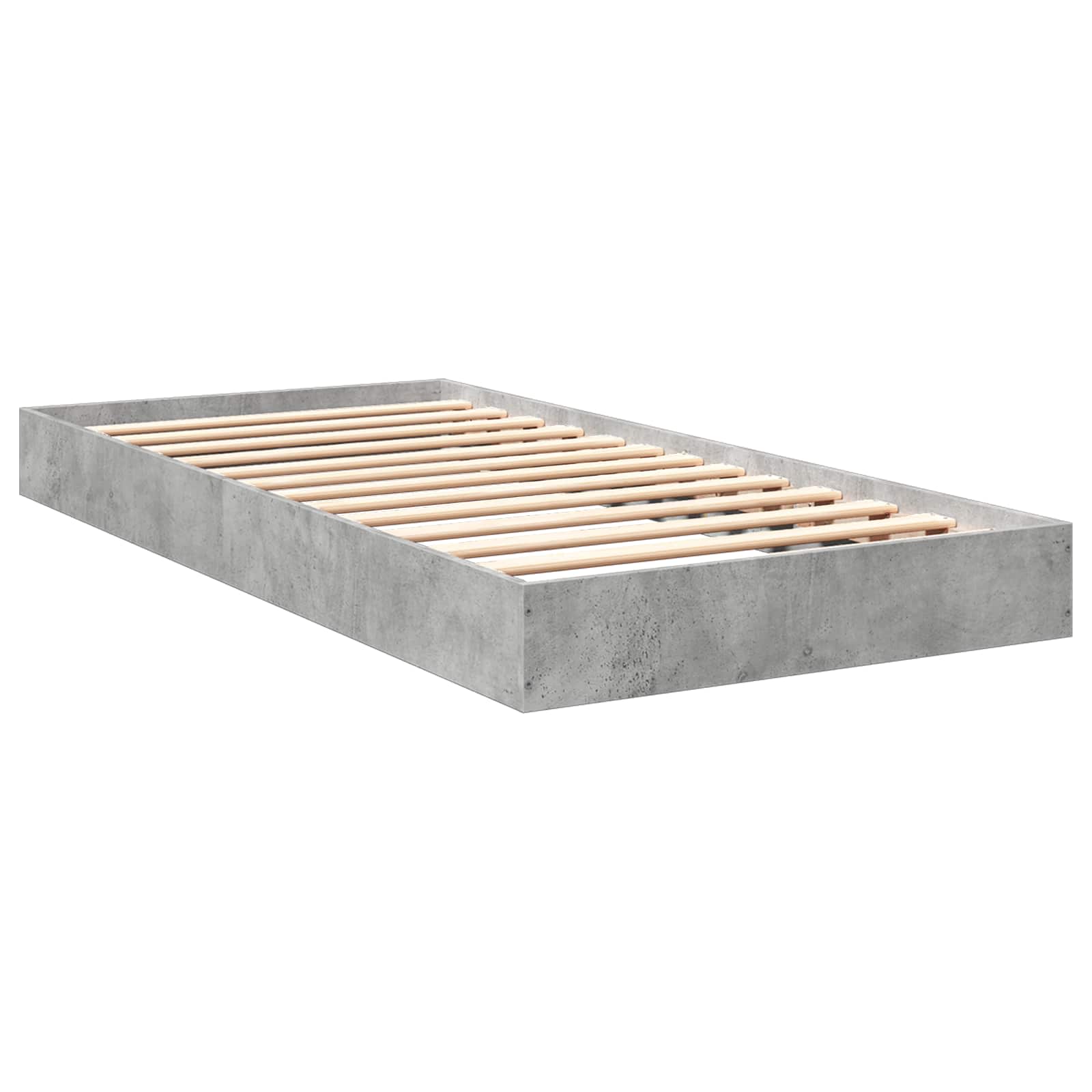 Okvir kreveta za pod Betonska siva 80 x 200 cm