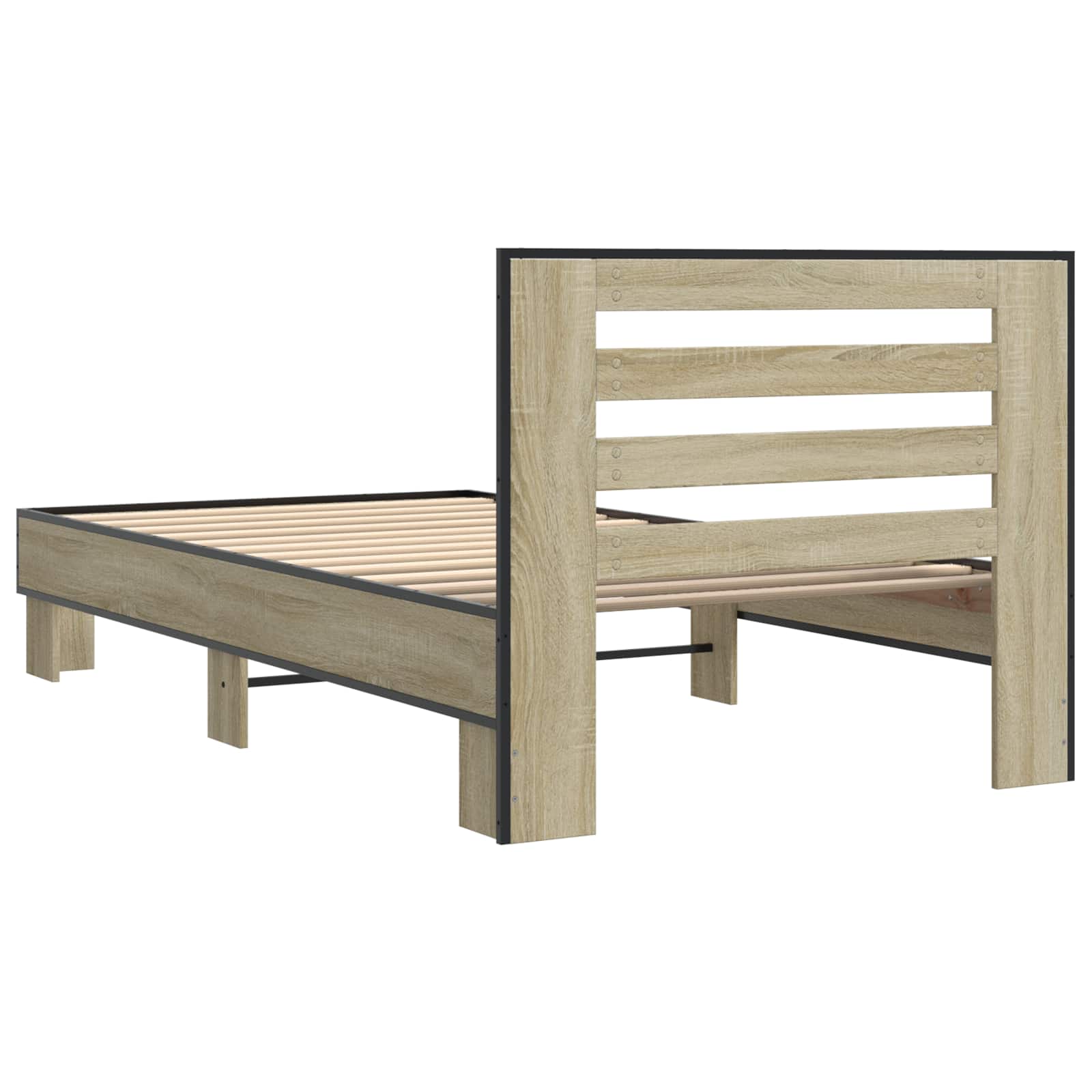 Okvir kreveta s uzglavljem Hrast sonoma 80 x 200 cm