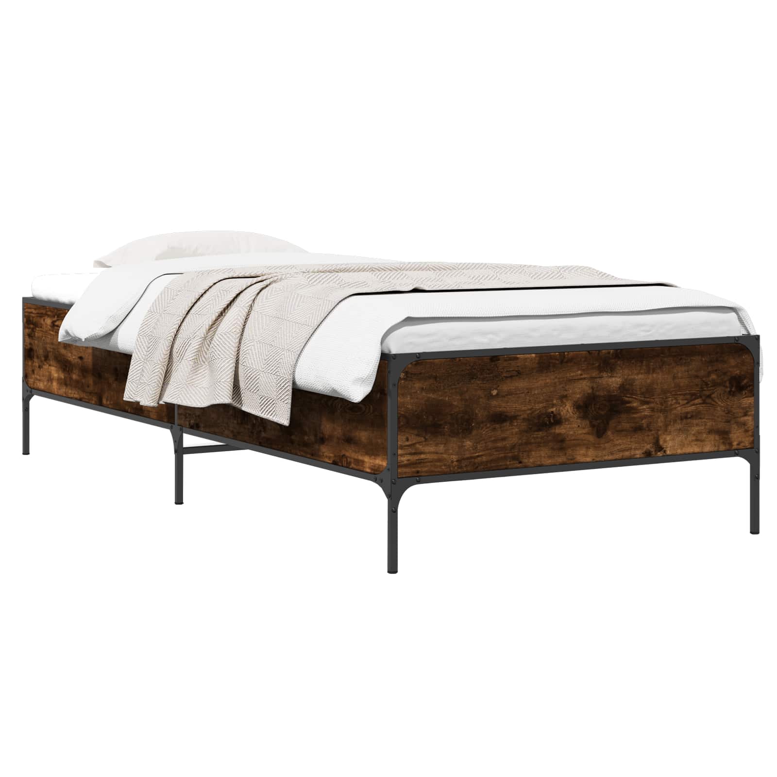 Krevetna konstrukcija Dimni hrast 80 x 200 cm Konstruirano drvo