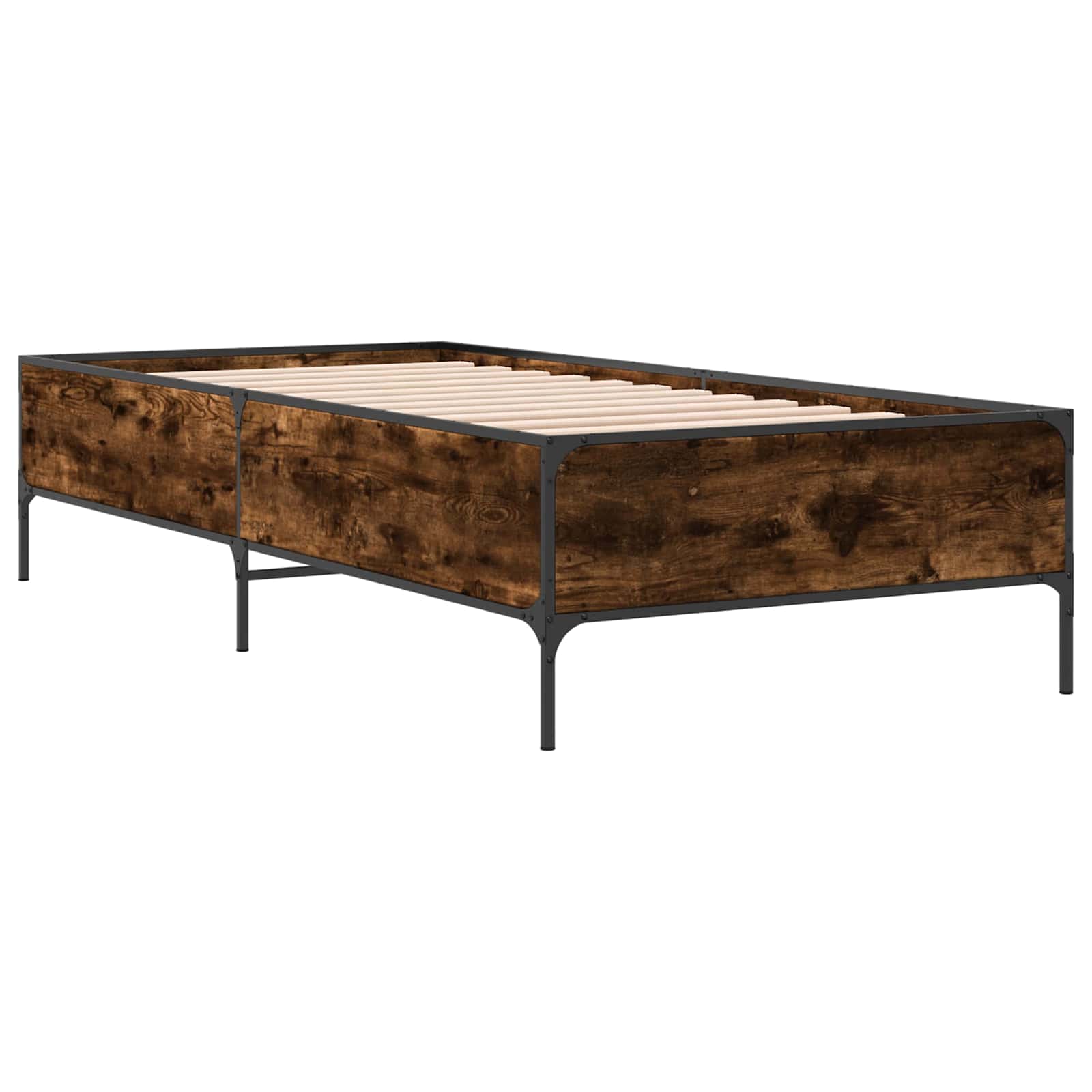 Krevetna konstrukcija Dimni hrast 80 x 200 cm Konstruirano drvo