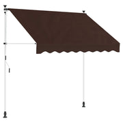Ručno sklopiva tenda Smeđa 400 cm
