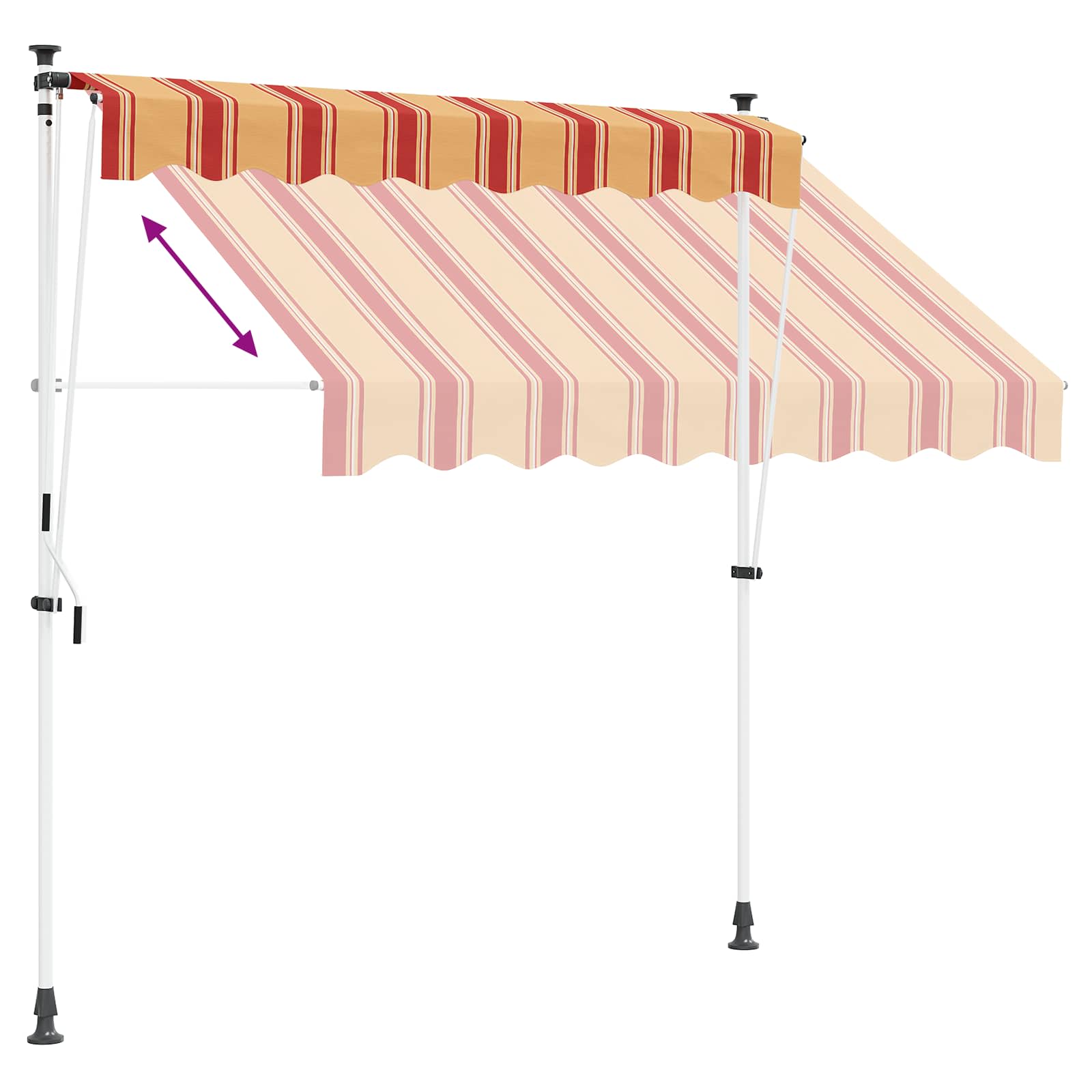 Ručno sklopiva tenda Šareni 100 x 115 x 300 cm