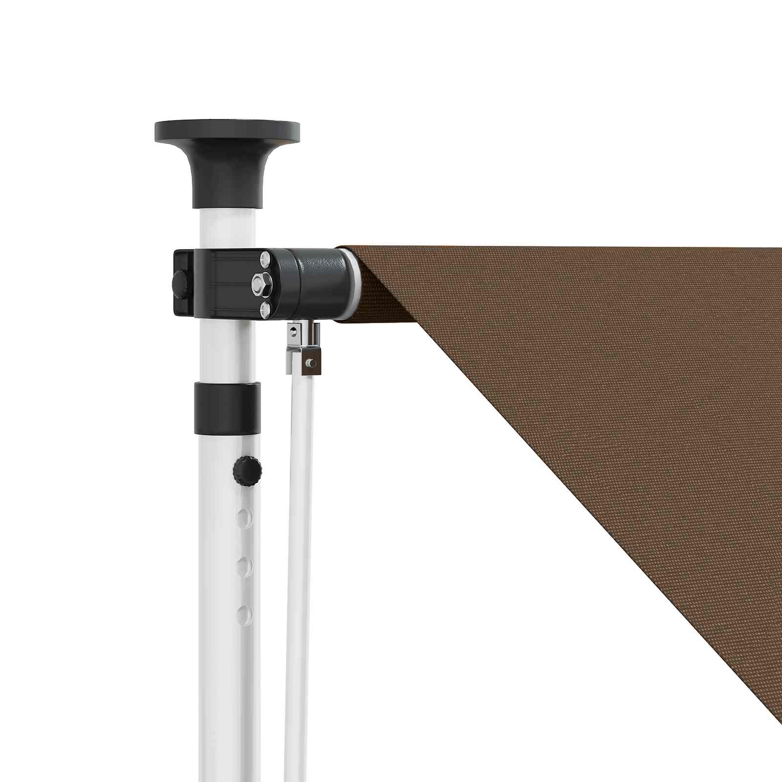 Ručno sklopiva tenda Sivosmeđa 300 cm