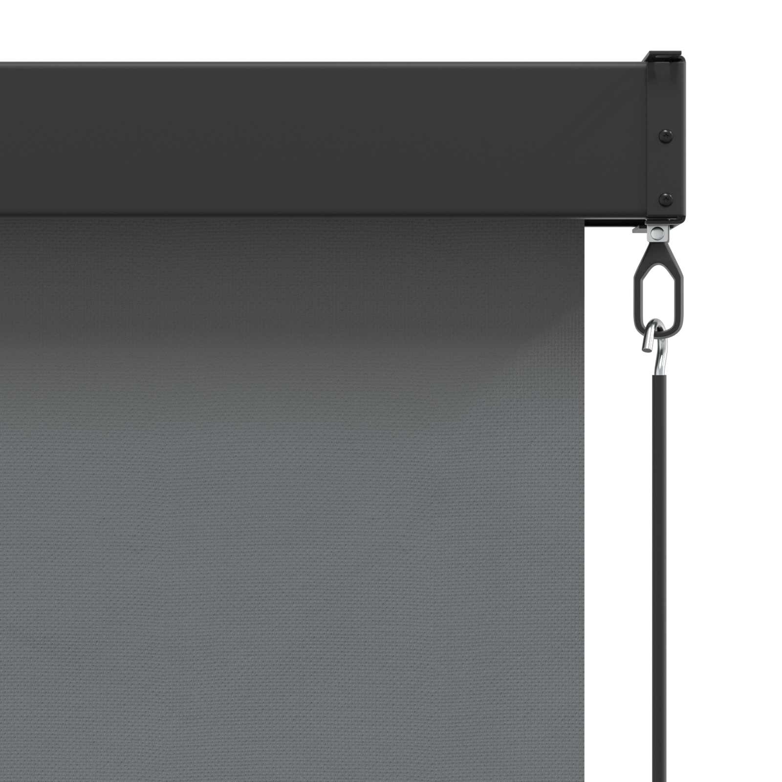 Rolo zavjesa Svjetlosiva 100 x 250 cm Tkanina i aluminij