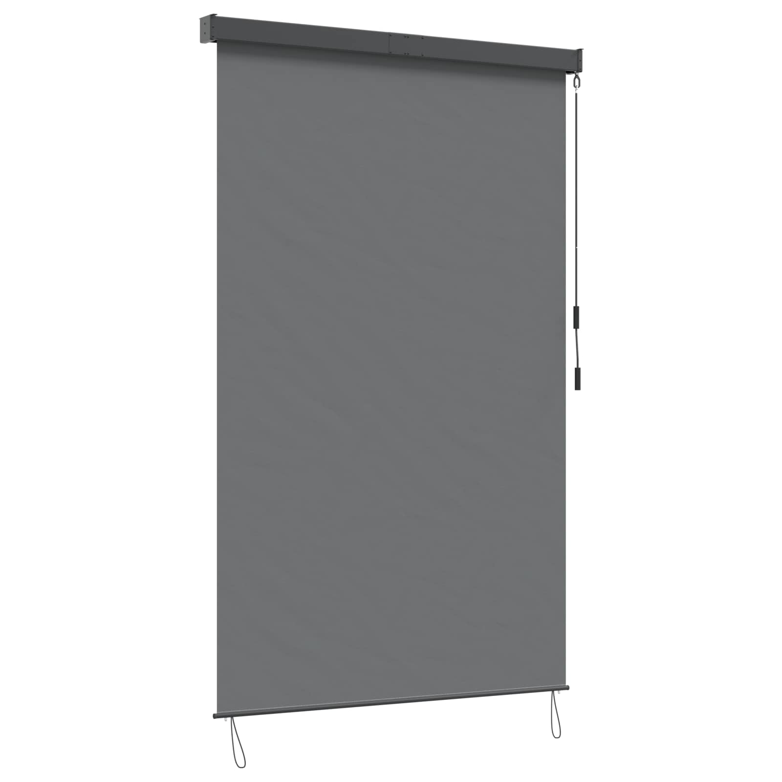 Rolo zavjesa Svjetlosiva 100 x 250 cm Tkanina i aluminij