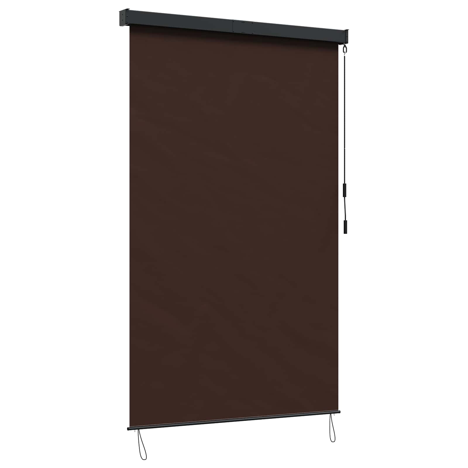 Rolo zavjesa Smeđa 120 x 250 cm Tkanina i aluminij