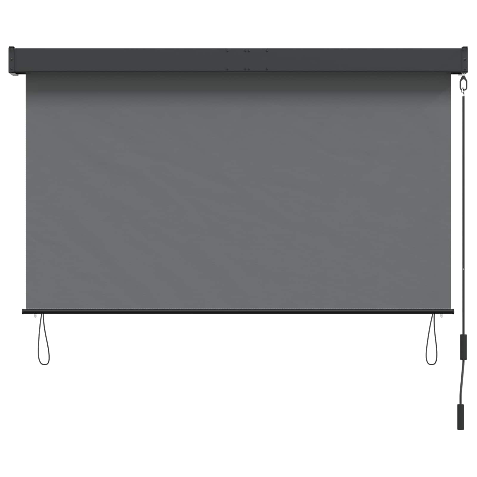 Rolo zavjesa Svjetlosiva 120 x 250 cm Tkanina i aluminij