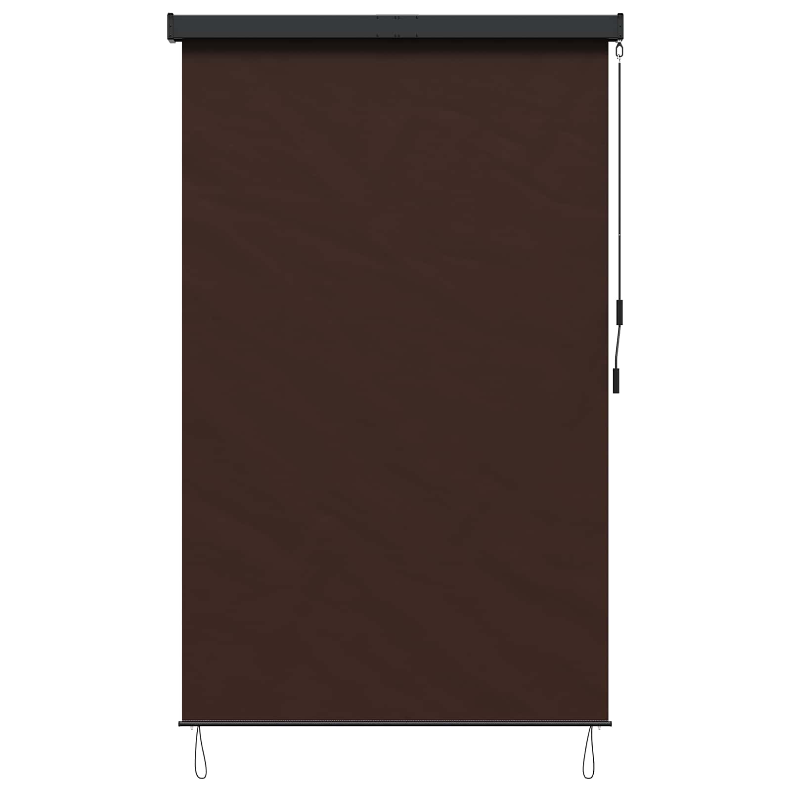 Rolo zavjesa Smeđa 140 x 250 cm Tkanina i aluminij