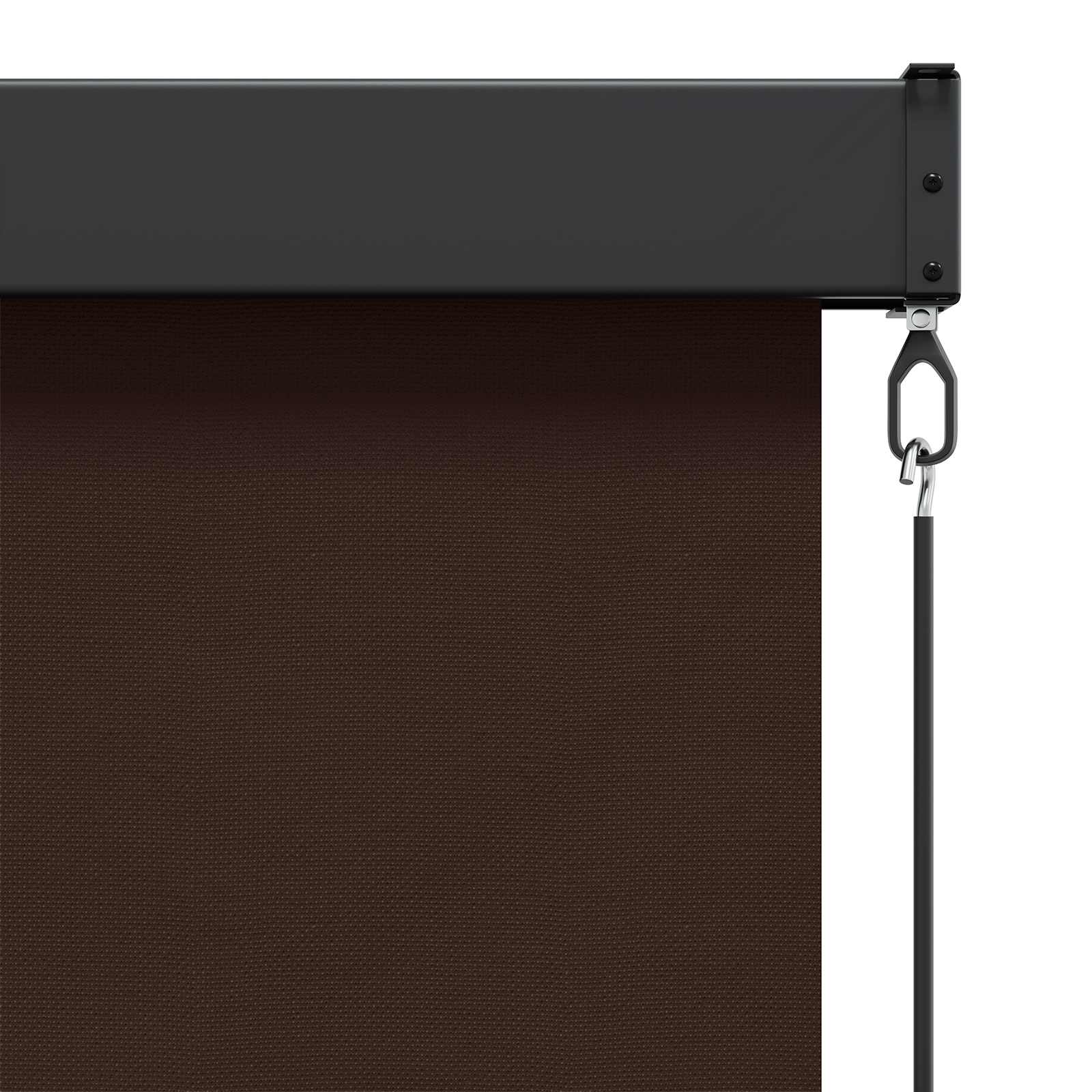 Rolo zavjesa Smeđa 160 x 250 cm Tkanina i aluminij