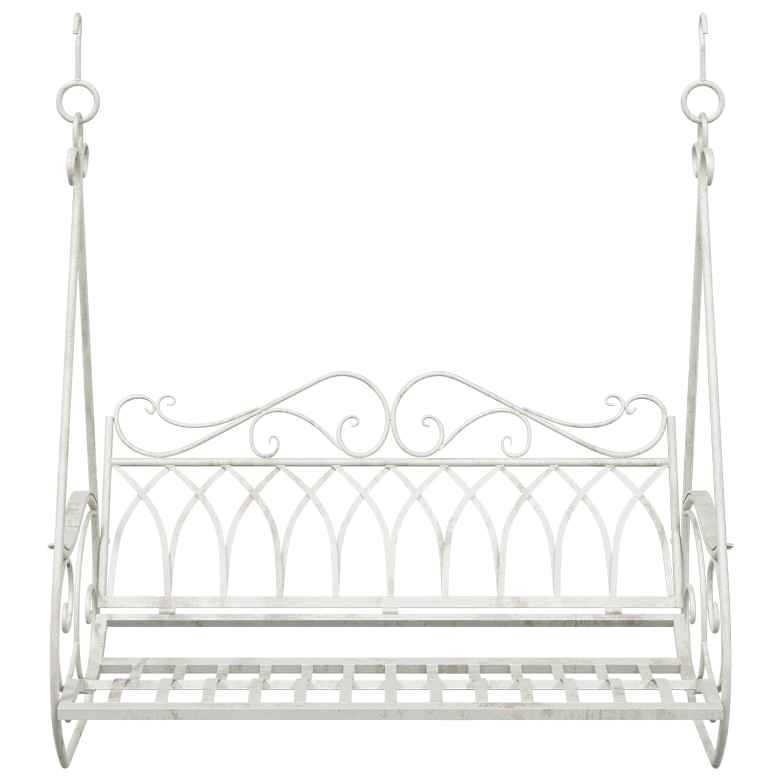 Ljuljačka Čelik 112 x 60 x 126,5 cm Antič White