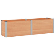 Povišena vrtna gredica Smeđa 200 x 50 x 54 cm